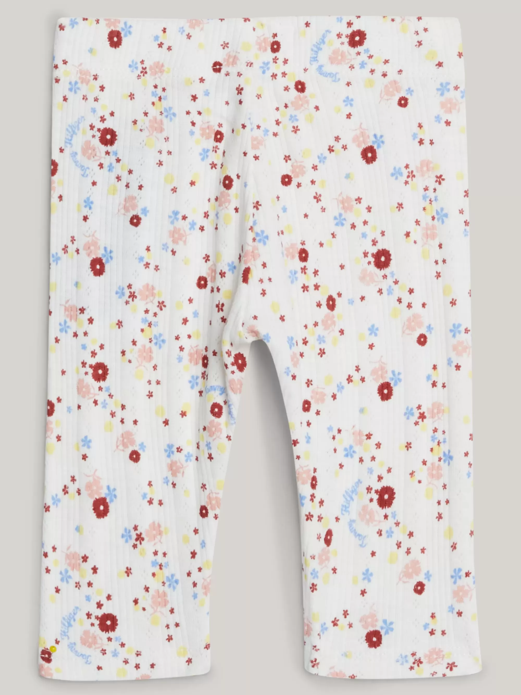 Meisjes | Jongens*Tommy Hilfiger Lange Legging Met Gebloemd Pointelle-patroon ANCIENT WHITE FLOWER ALLOVER
