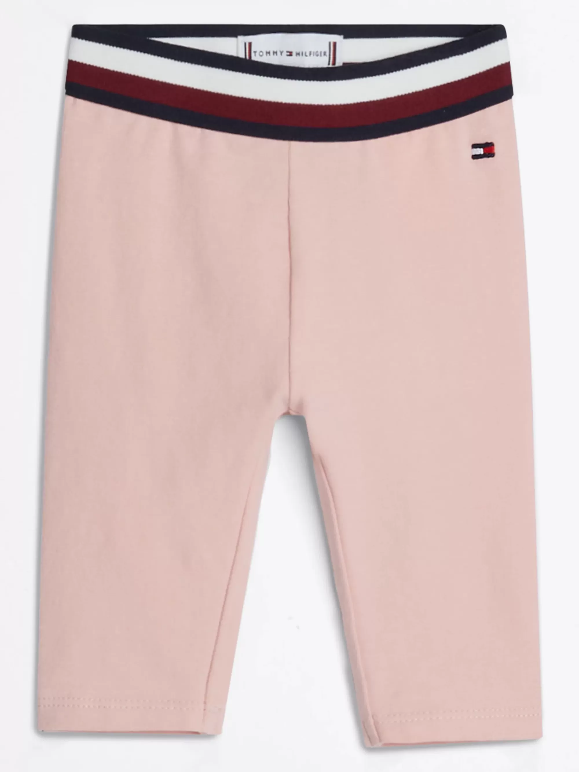 Meisjes | Jongens*Tommy Hilfiger Lange Legging Met Hilfiger-vlag SOFT ROSE