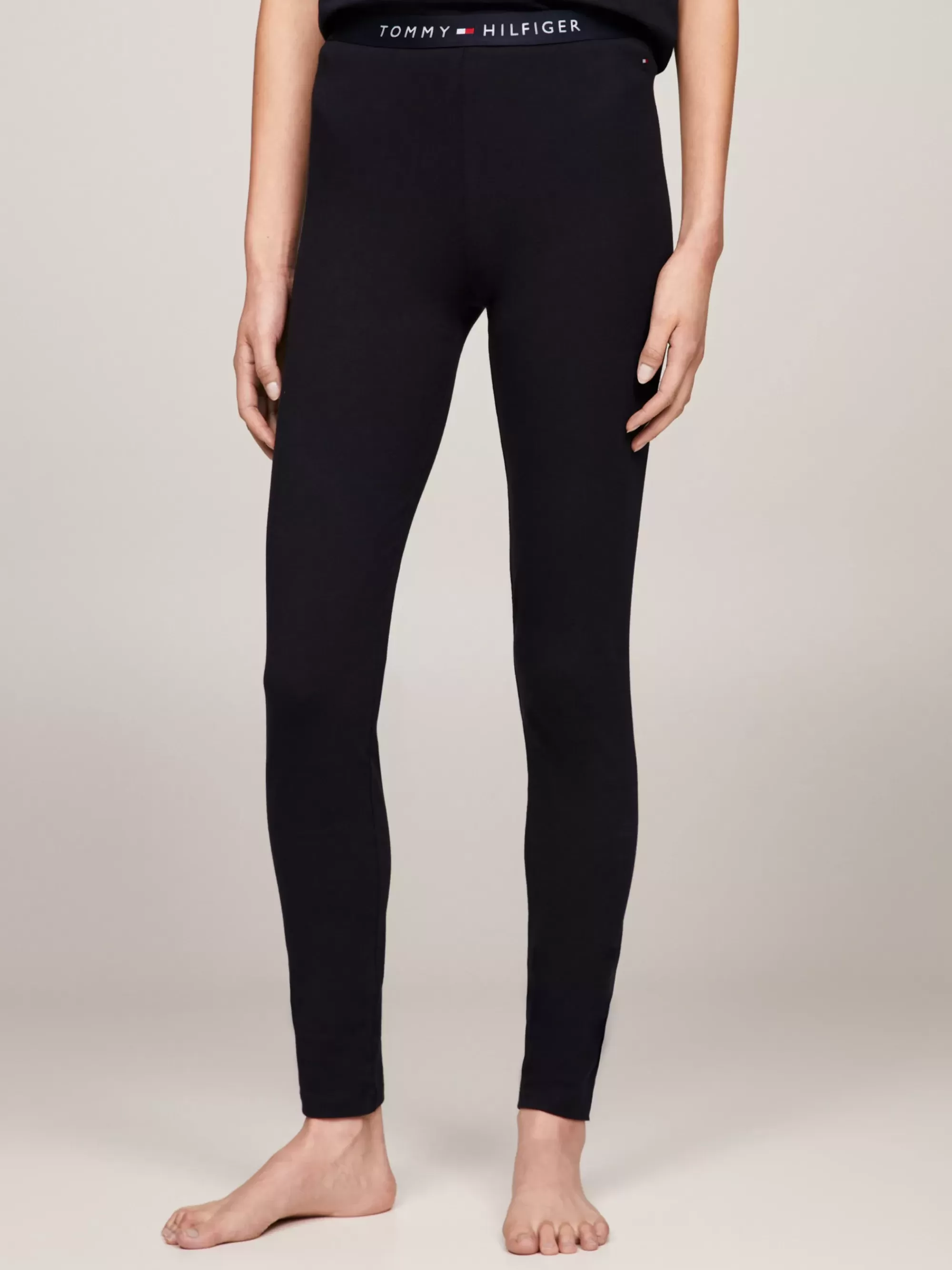 Loungewear*Tommy Hilfiger Lange Legging Met Logotailleband DESERT SKY
