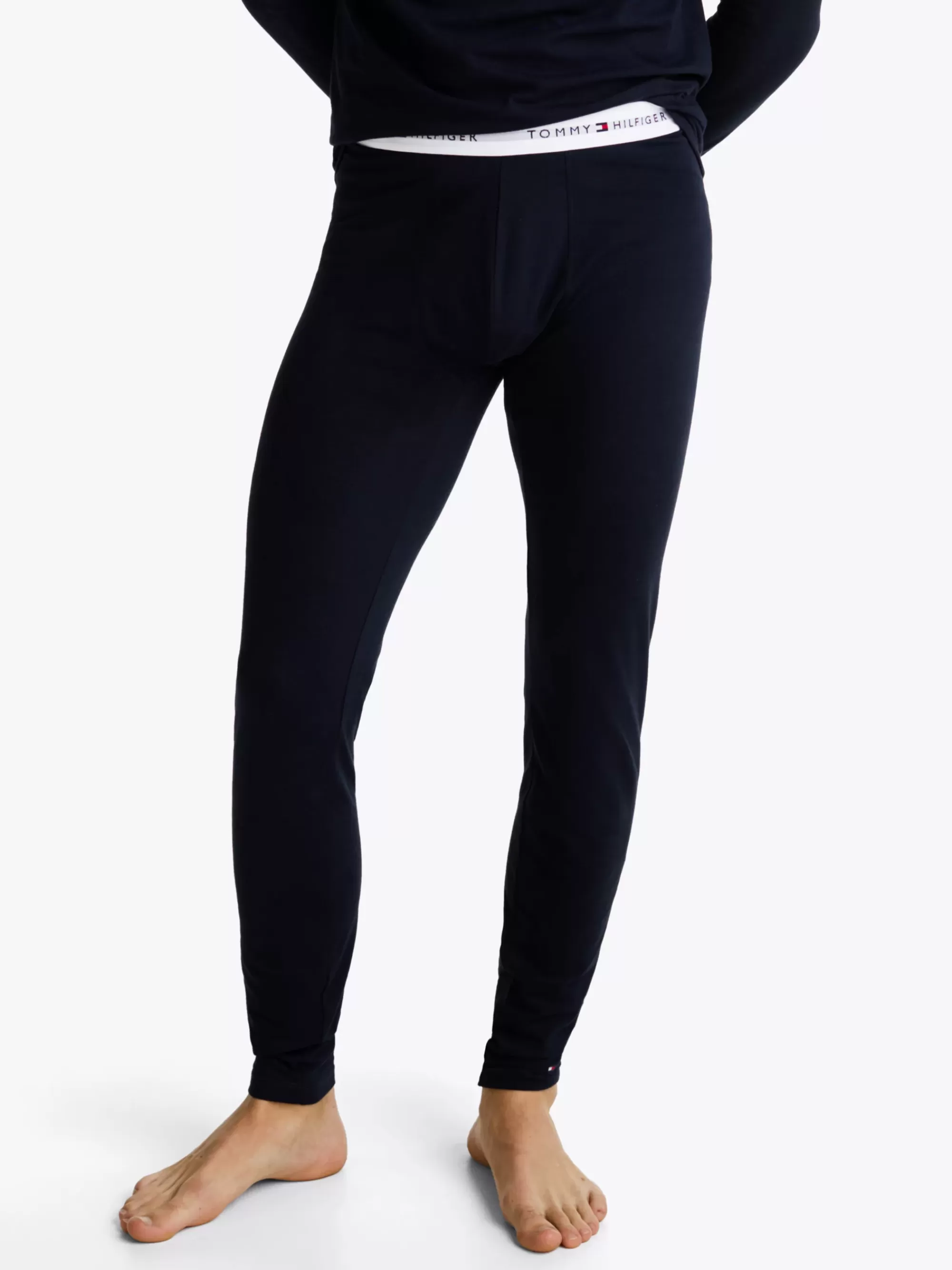 Ondergoed*Tommy Hilfiger Lange Thermolegging Met Logotaille DESERT SKY