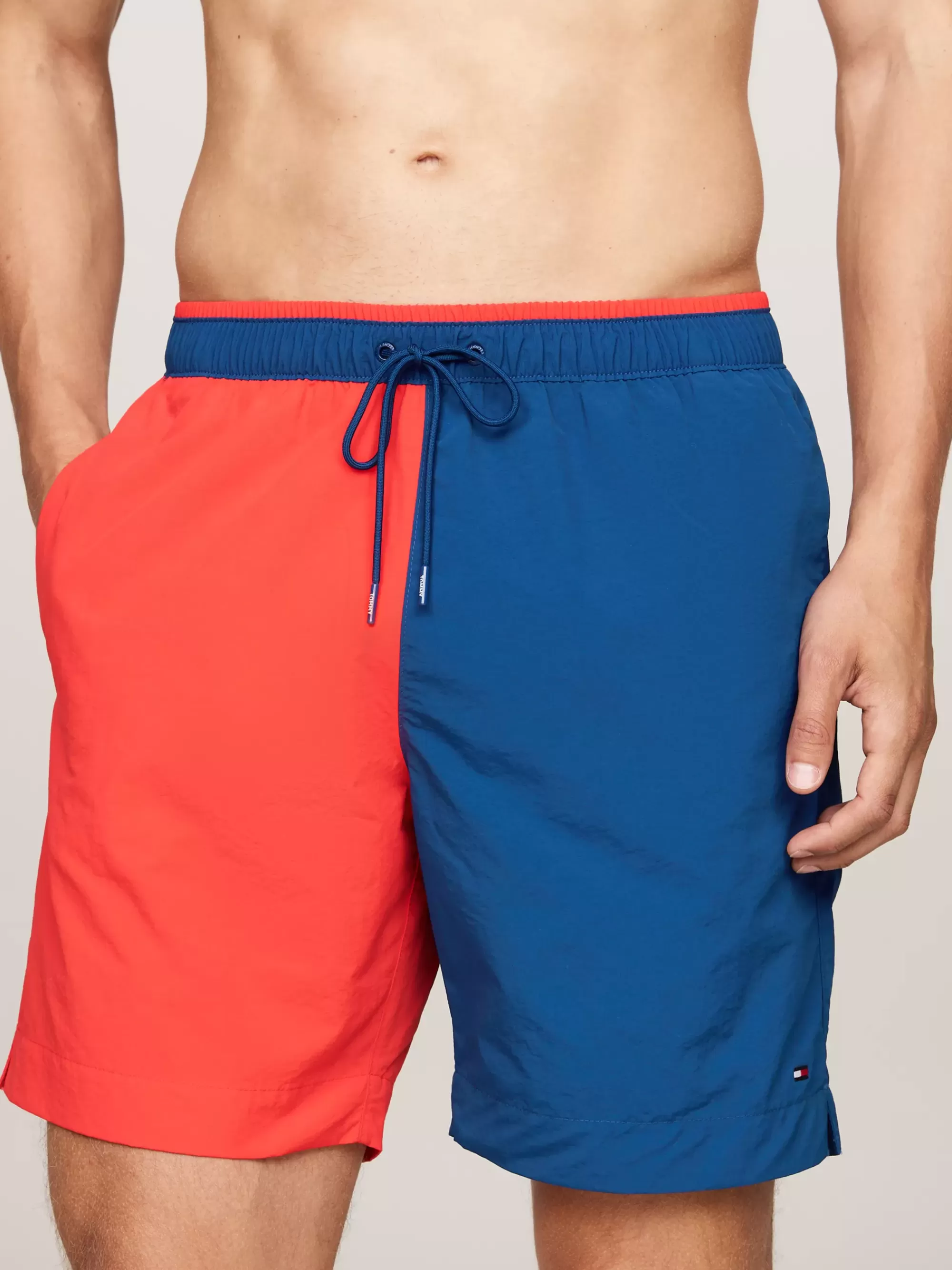 Zwemkleding*Tommy Hilfiger Lange Zwemshort Met Colour-blocking ANCHOR BLUE