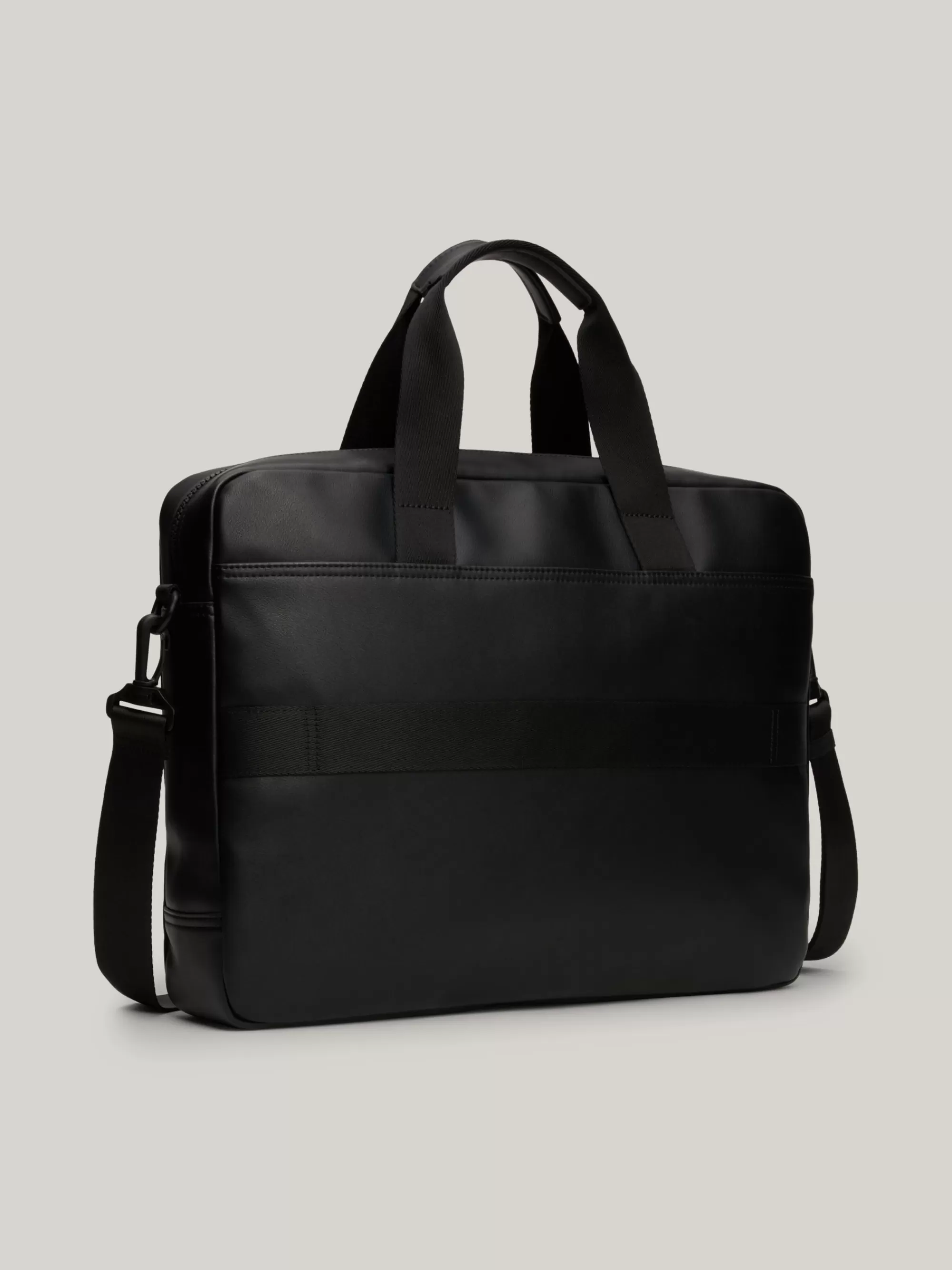 Aktetassen*Tommy Hilfiger Laptoptas Met Contrasterend Vak BLACK