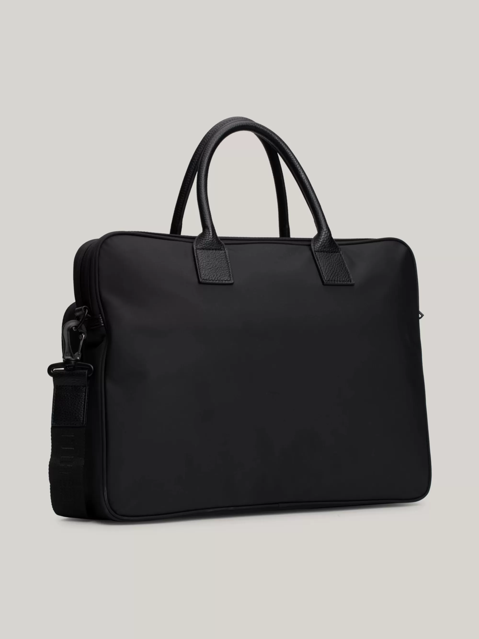 Aktetassen*Tommy Hilfiger Laptoptas Met Logo Op Band BLACK