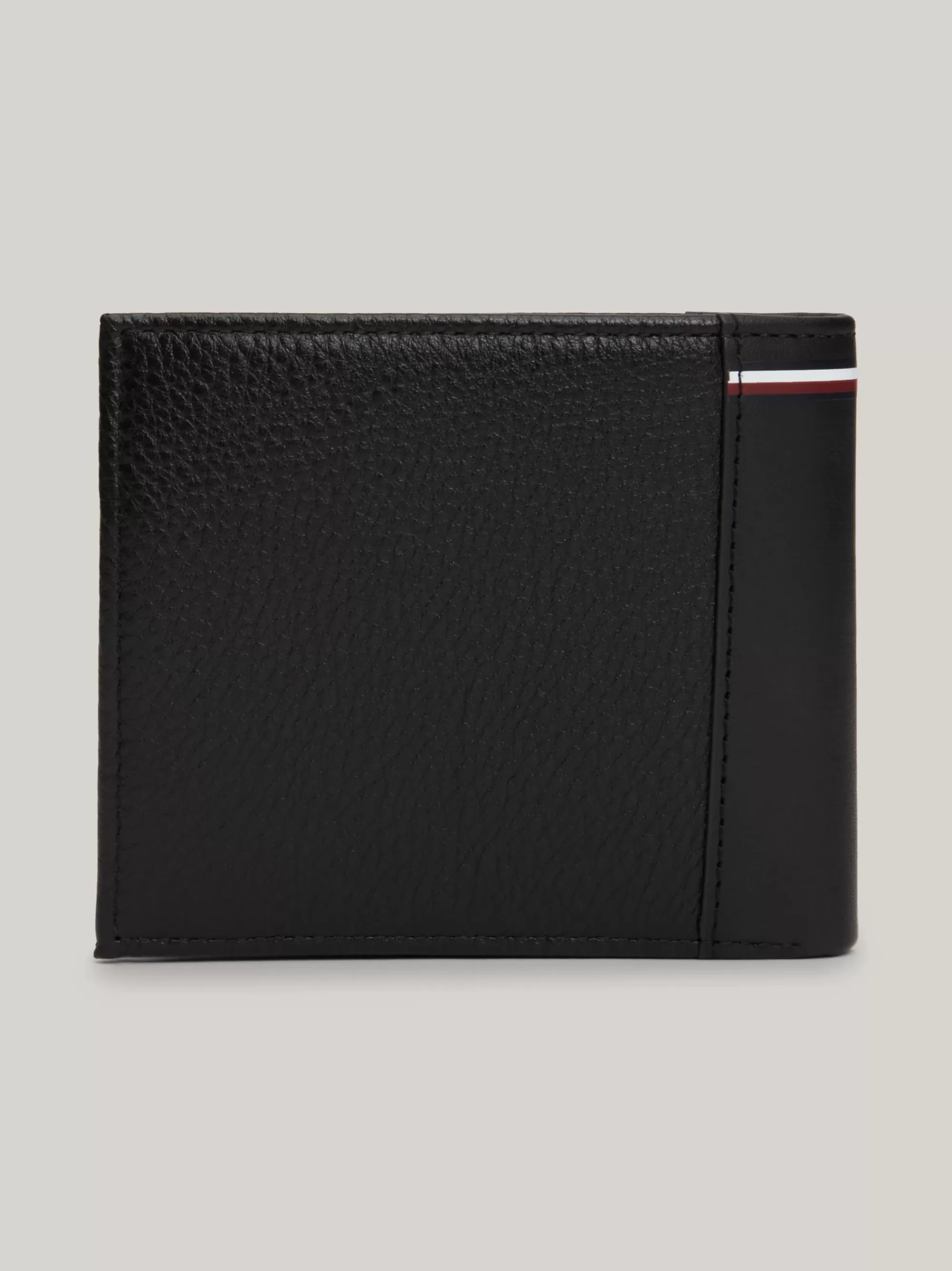 Portemonnees & Sleutelhangers*Tommy Hilfiger Leren Bifold Portemonnee BLACK