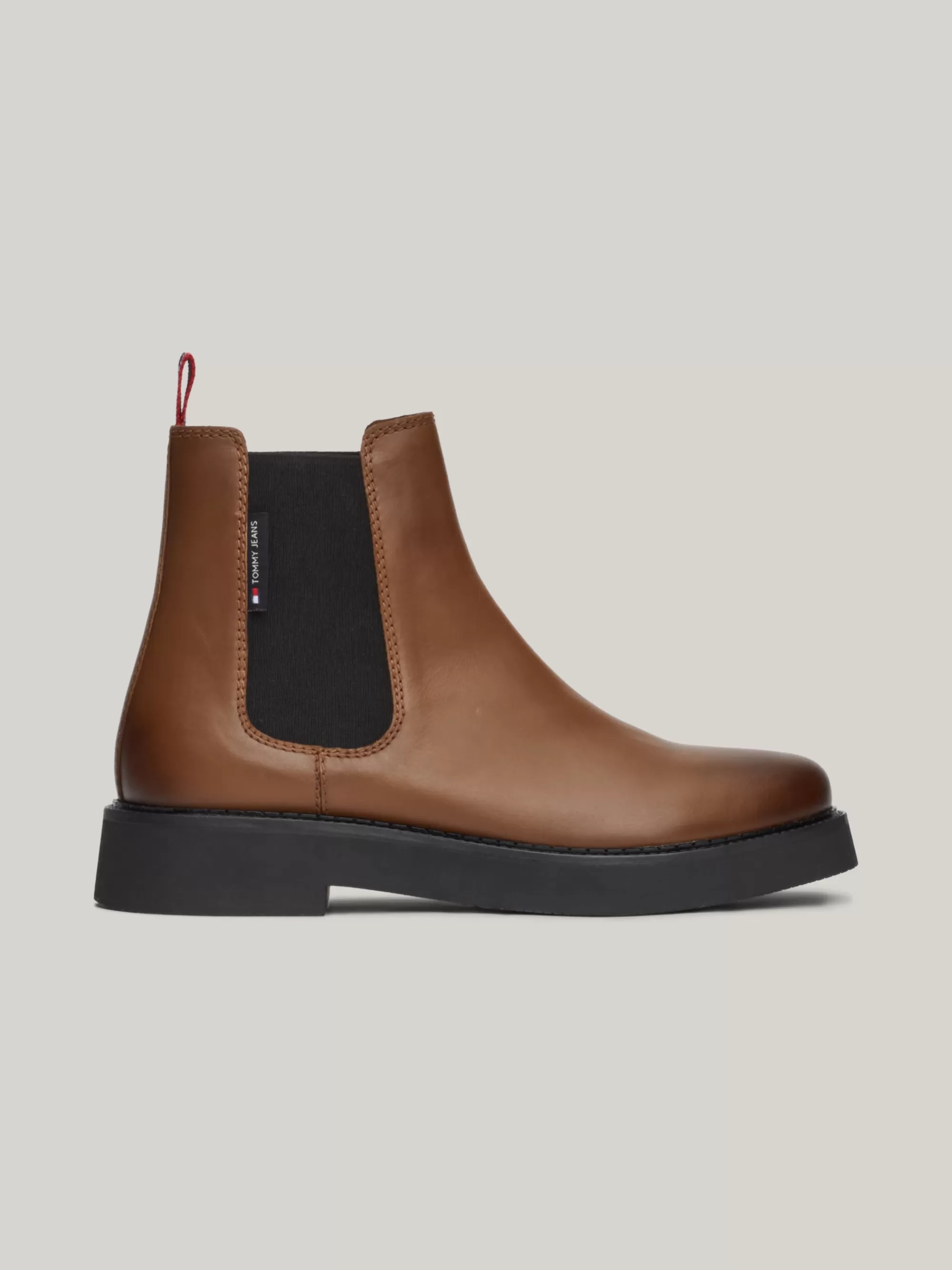 Chelsea Boots | Laarzen & Enkellaarzen*Tommy Hilfiger Leren Chelsea Boot LIGHT SEPIA BROWN