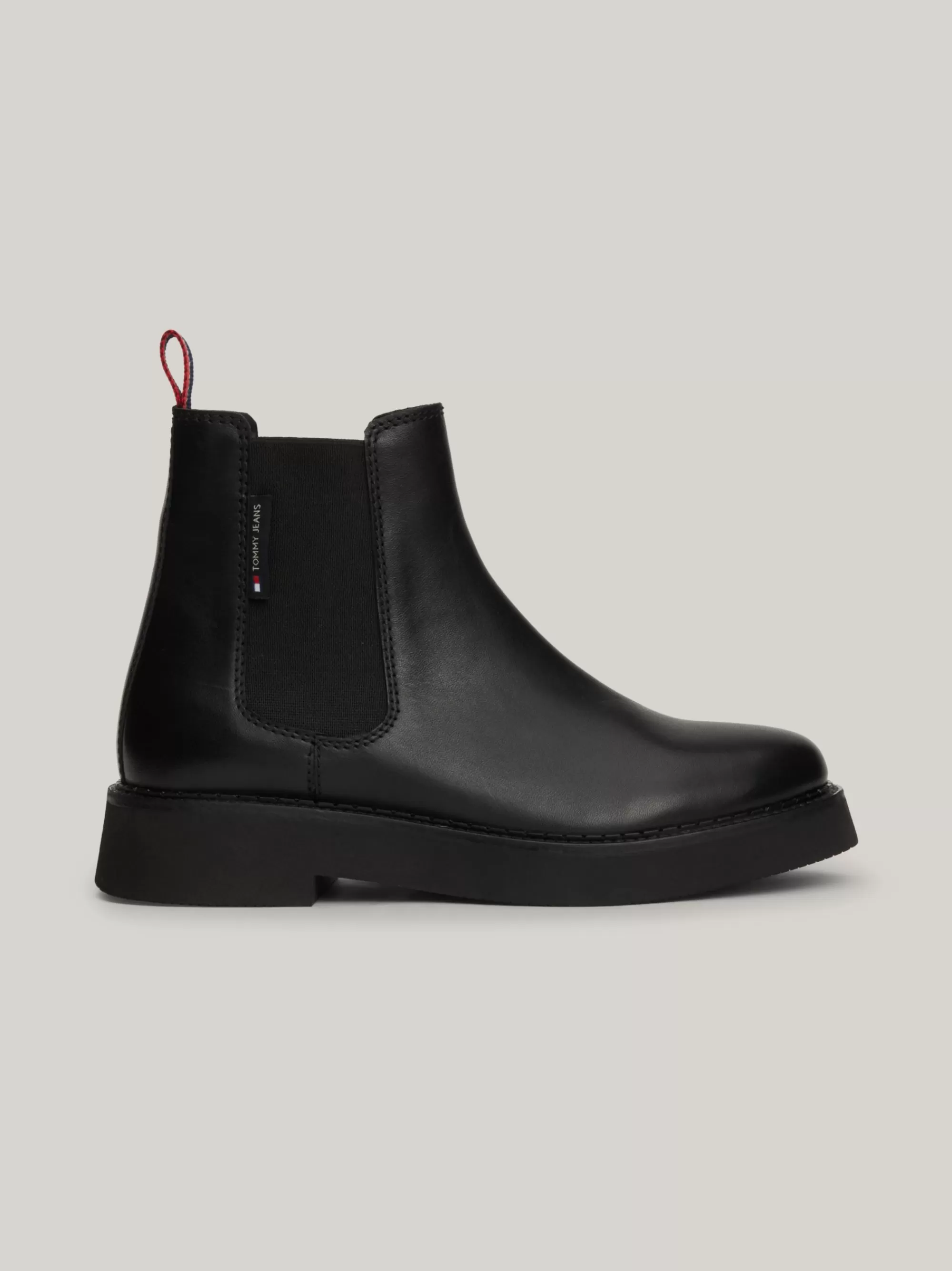 Chelsea Boots | Laarzen & Enkellaarzen*Tommy Hilfiger Leren Chelsea Boot BLACK