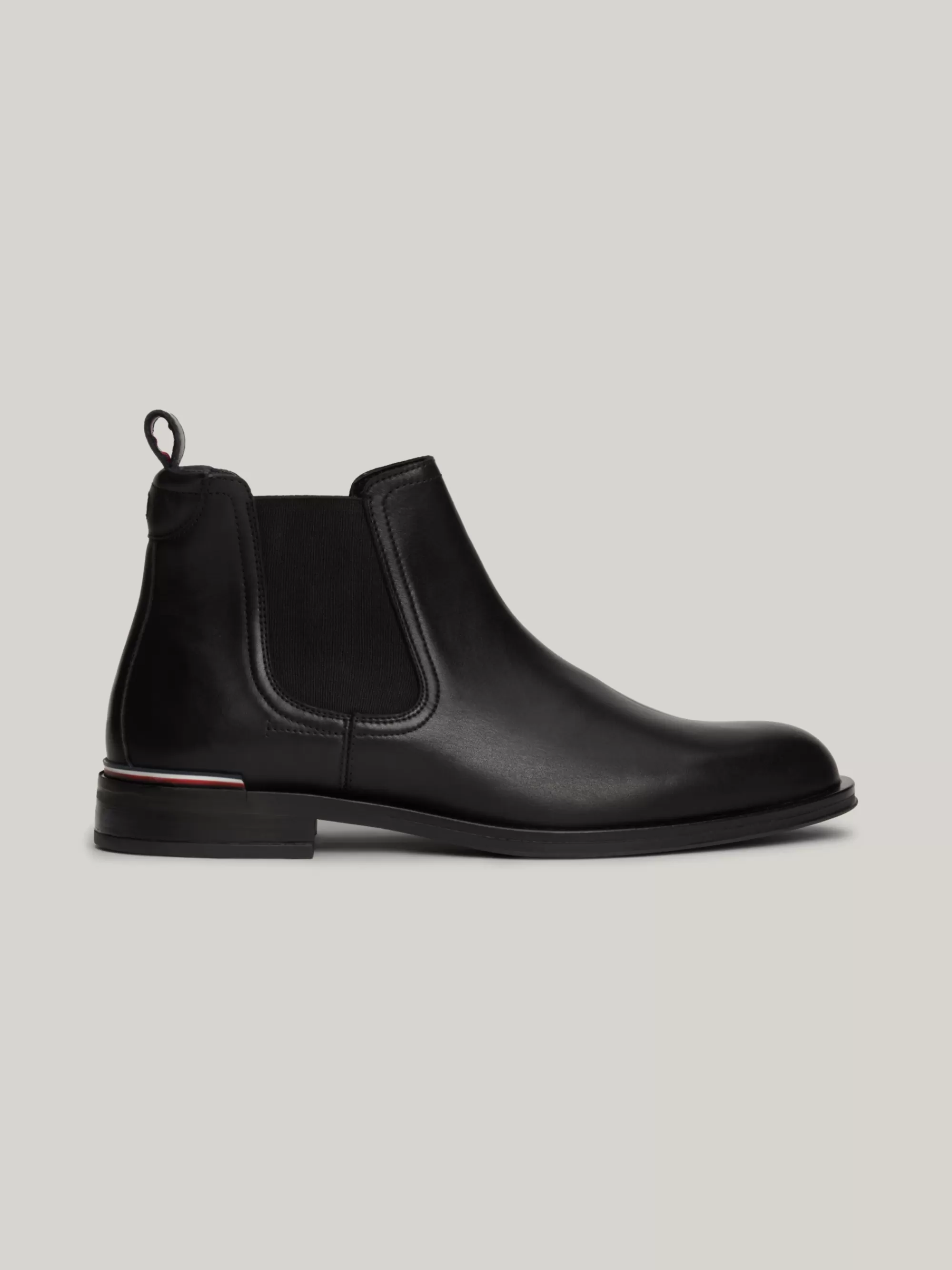 Chelsea Boots | Laarzen*Tommy Hilfiger Leren Chelsea Boot Met Signature-tape BLACK