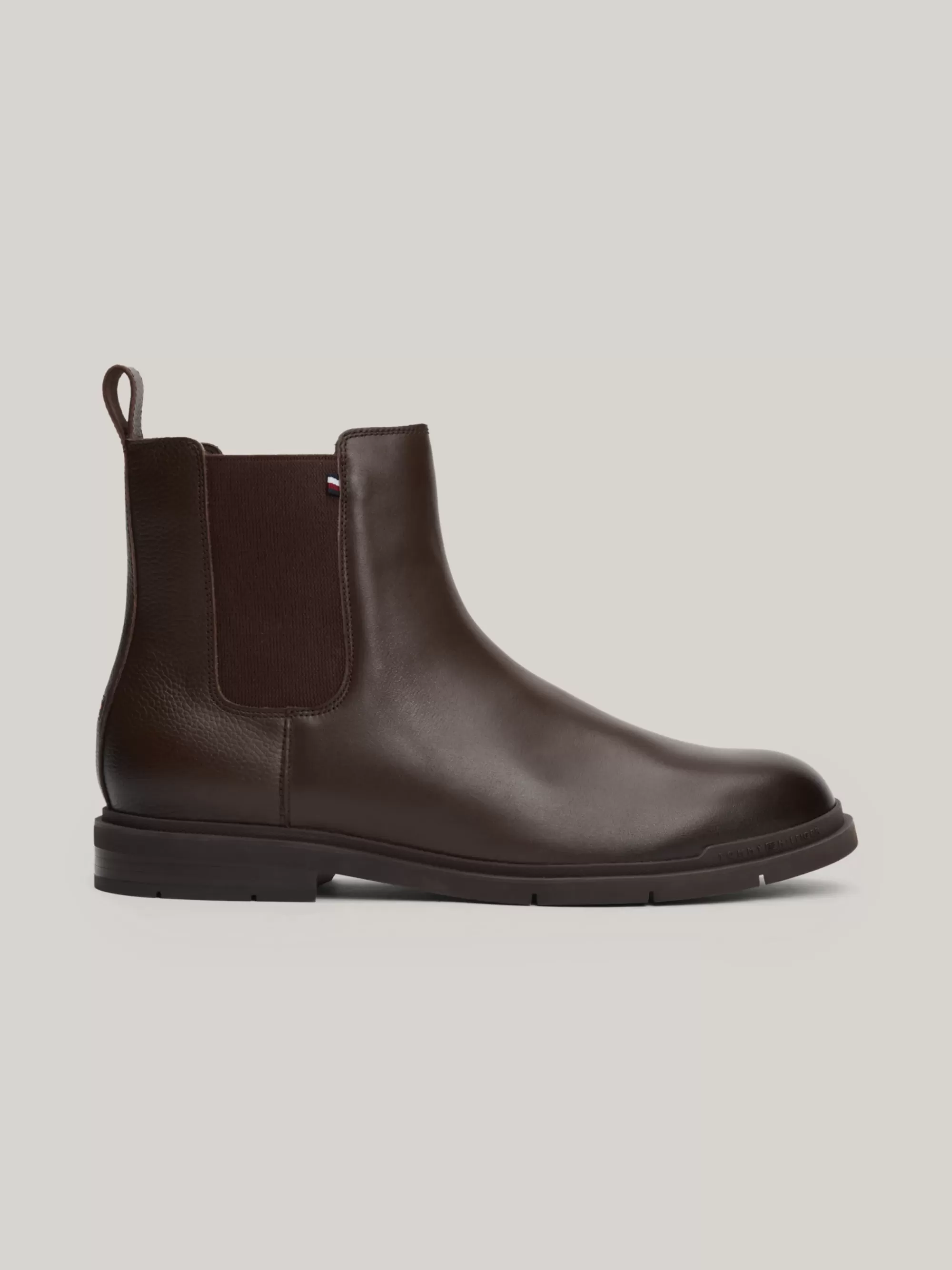Chelsea Boots | Laarzen*Tommy Hilfiger Leren Chelsea Boot Met Warme Voering COCOA