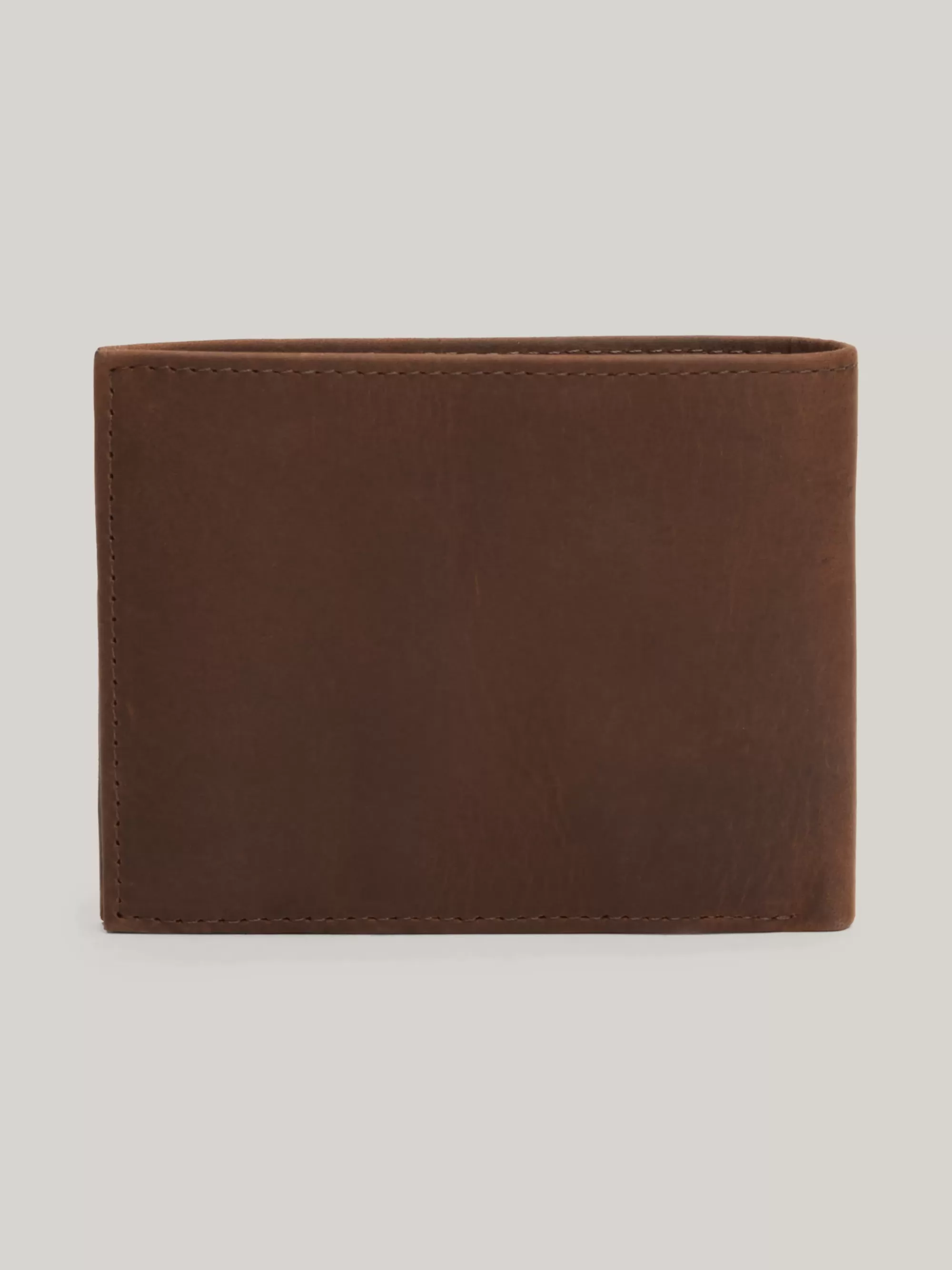 Portemonnees & Sleutelhangers*Tommy Hilfiger Leren Portemonnee BROWN