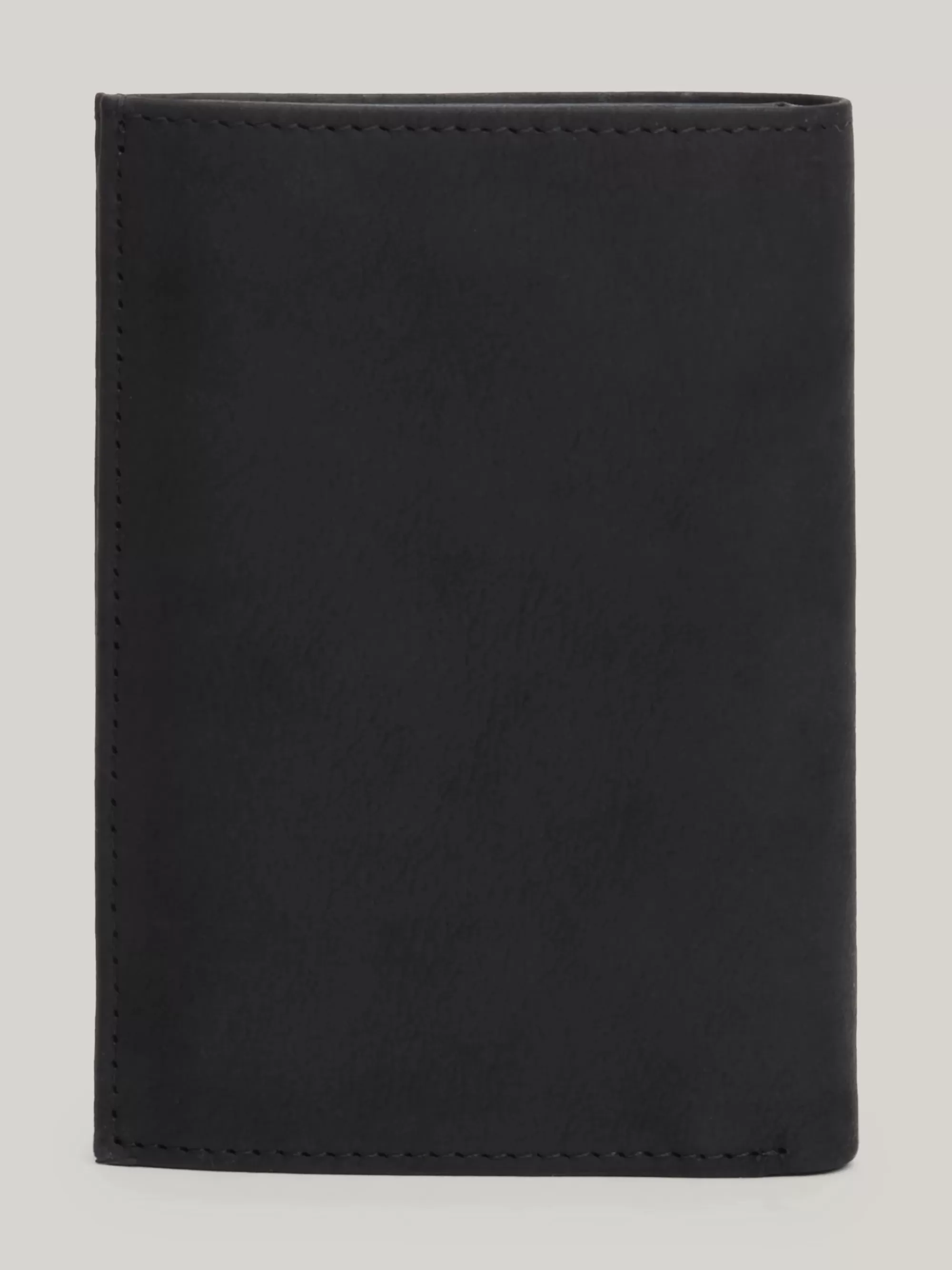 Portemonnees & Sleutelhangers*Tommy Hilfiger Leren Portemonnee BLACK
