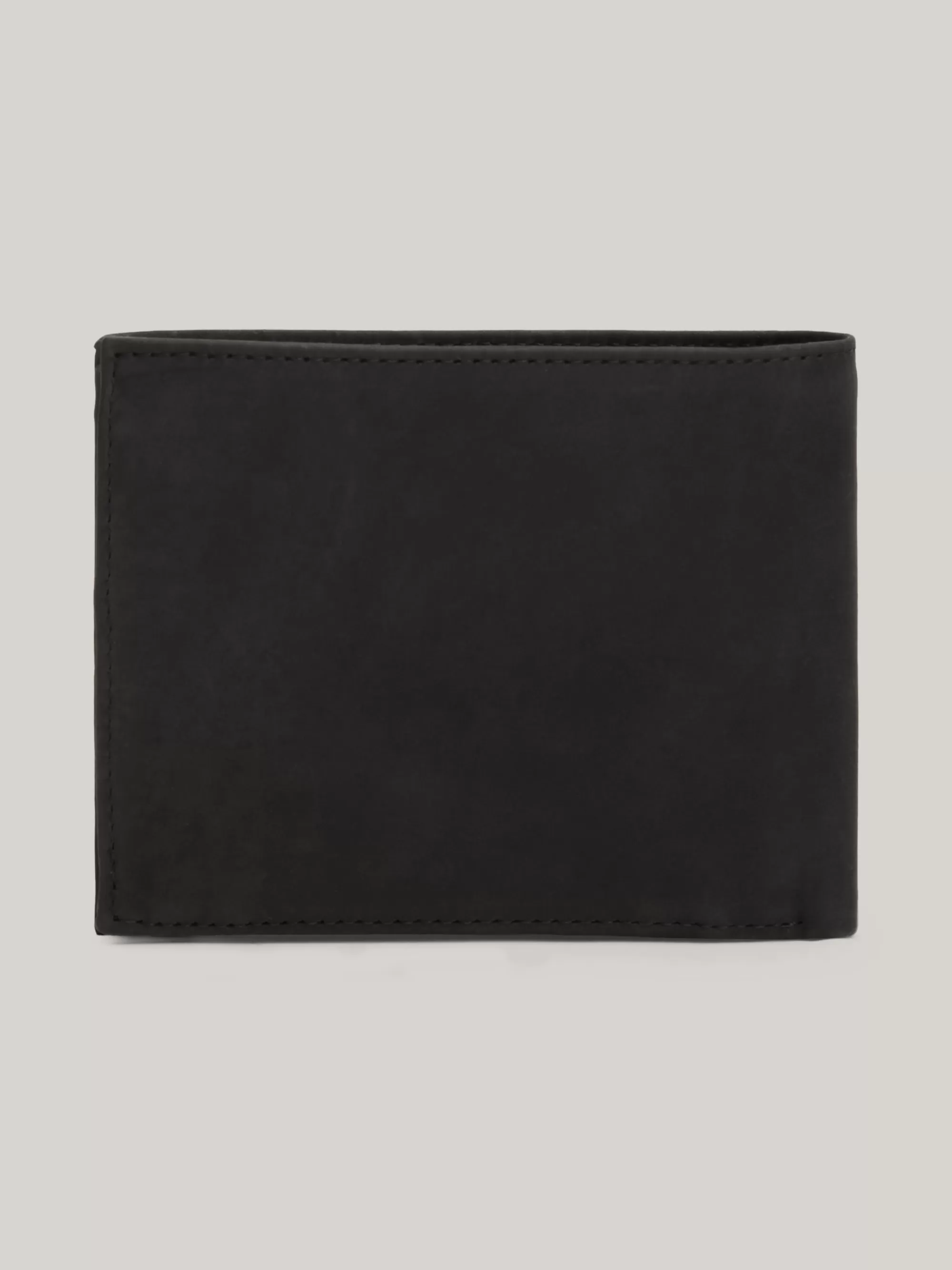 Portemonnees & Sleutelhangers*Tommy Hilfiger Leren Portemonnee BLACK
