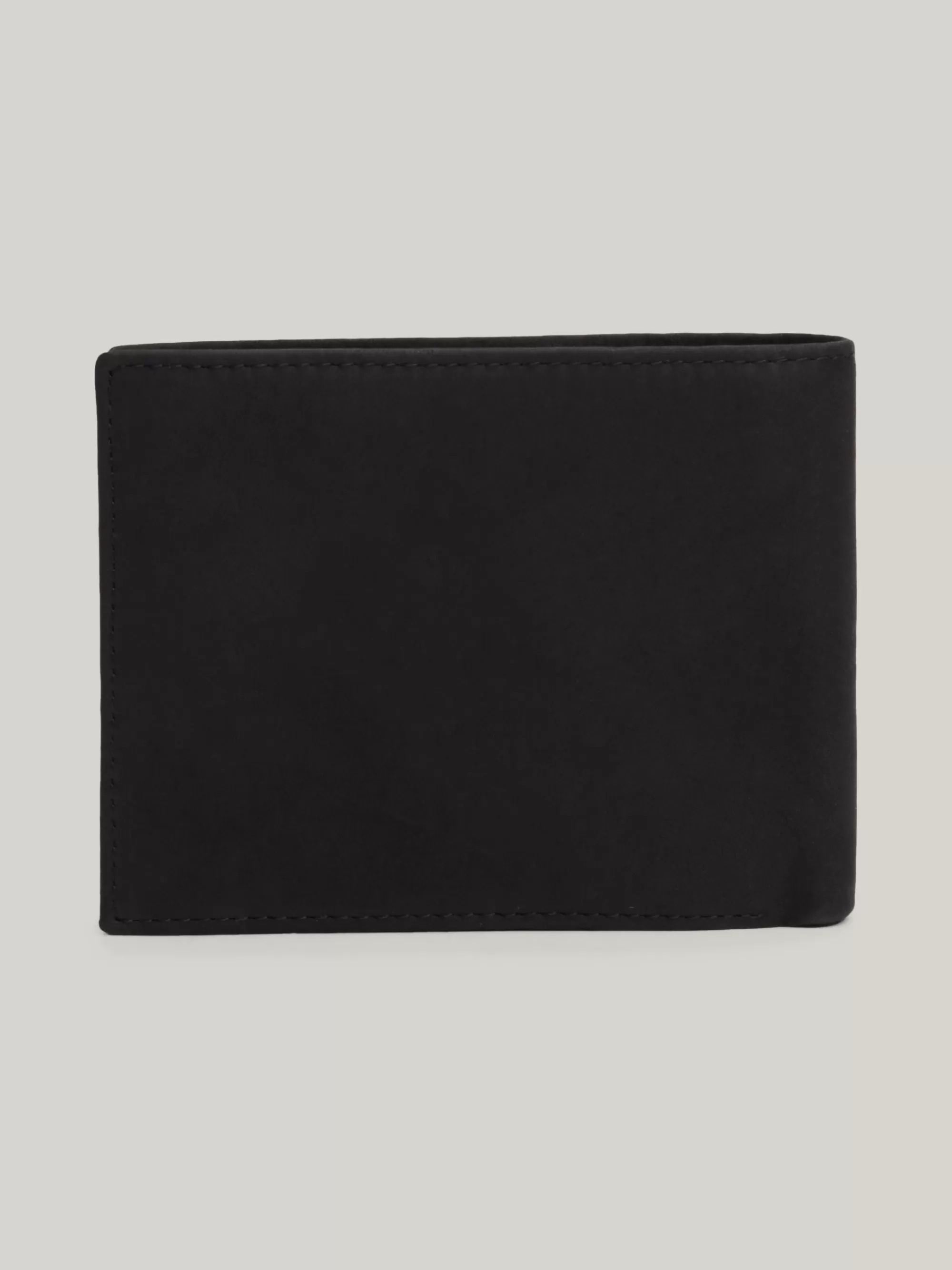 Portemonnees & Sleutelhangers*Tommy Hilfiger Leren Portemonnee BLACK