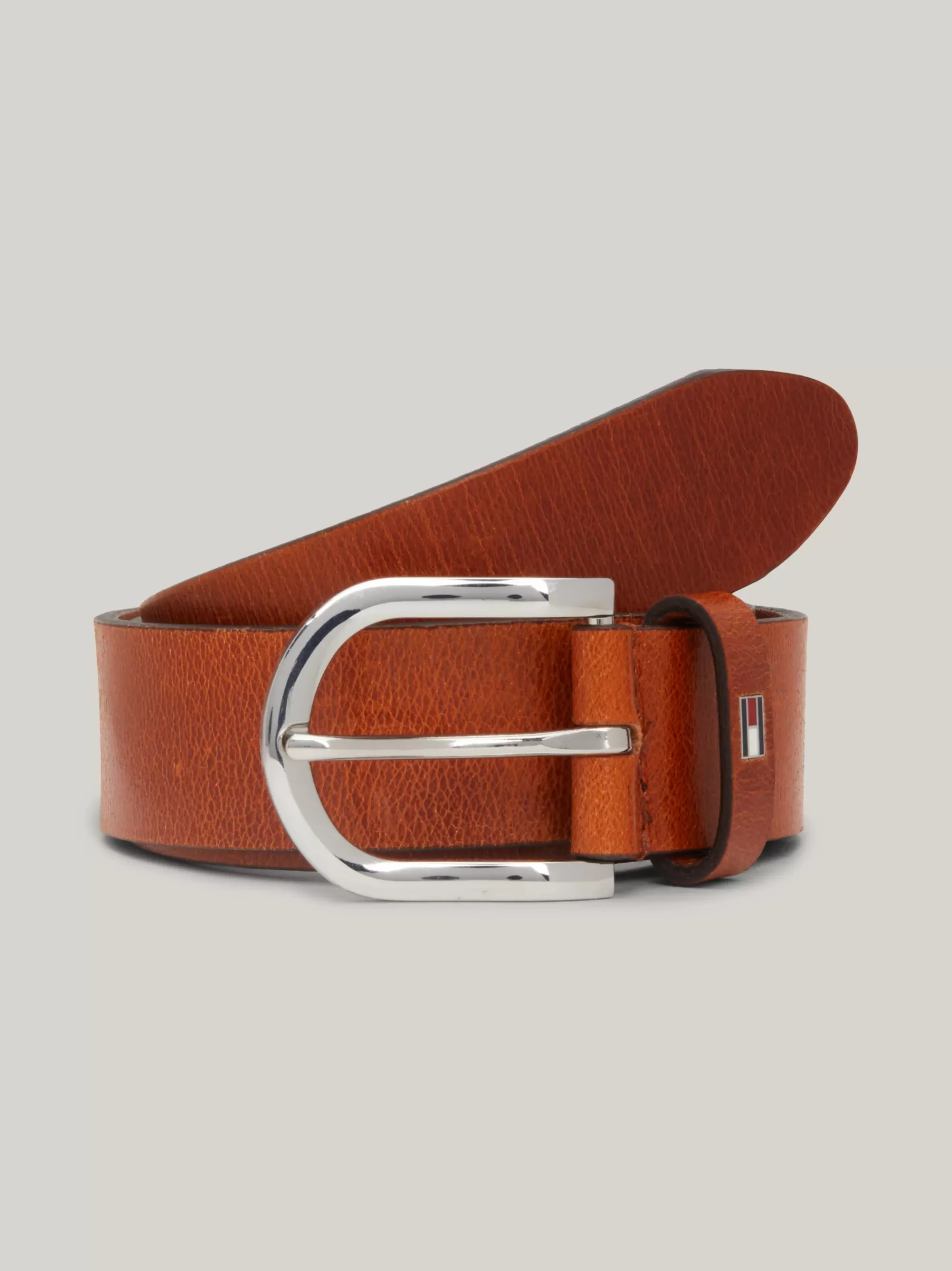 Riemen*Tommy Hilfiger Leren Riem COGNAC