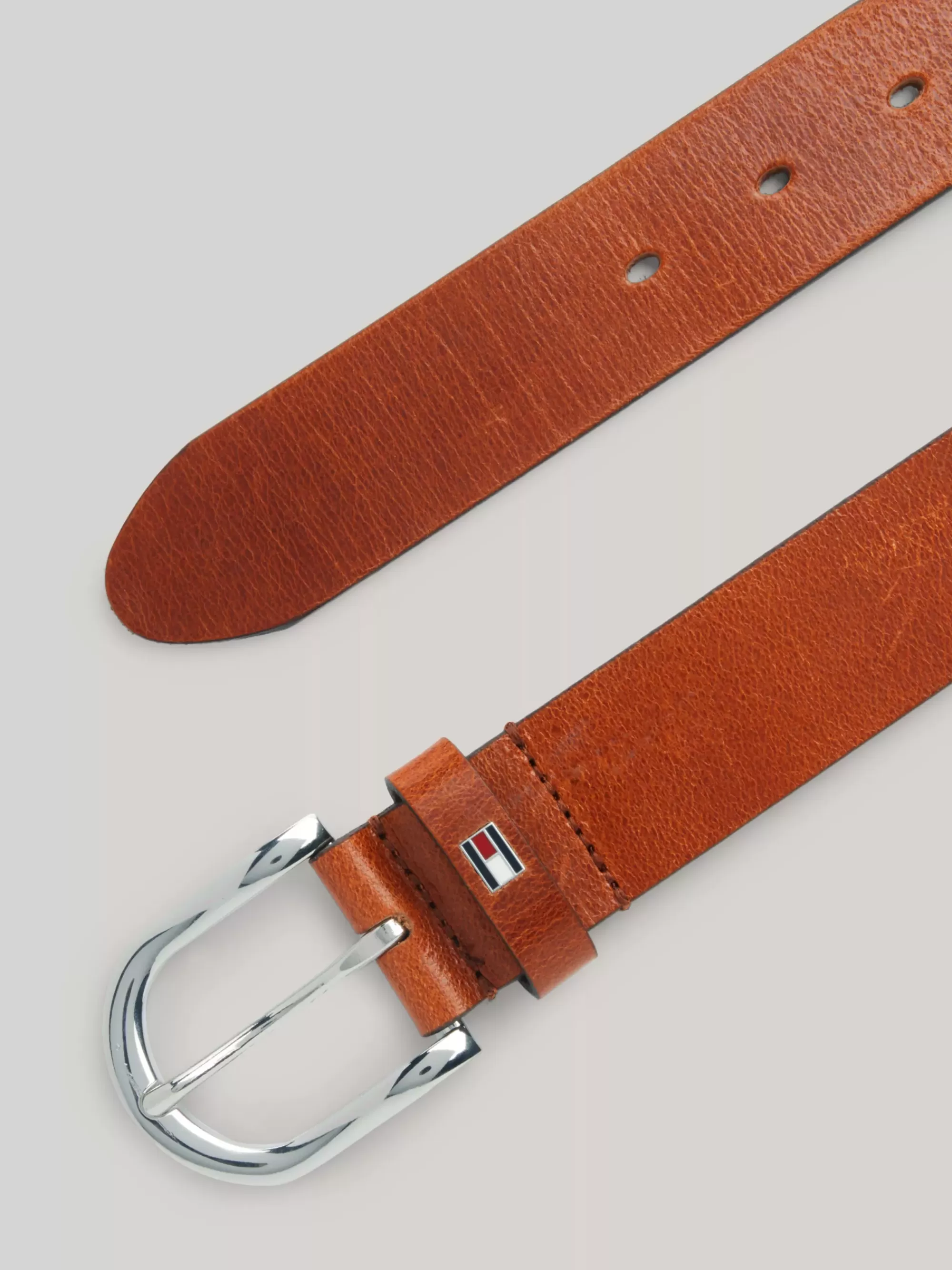 Riemen*Tommy Hilfiger Leren Riem COGNAC