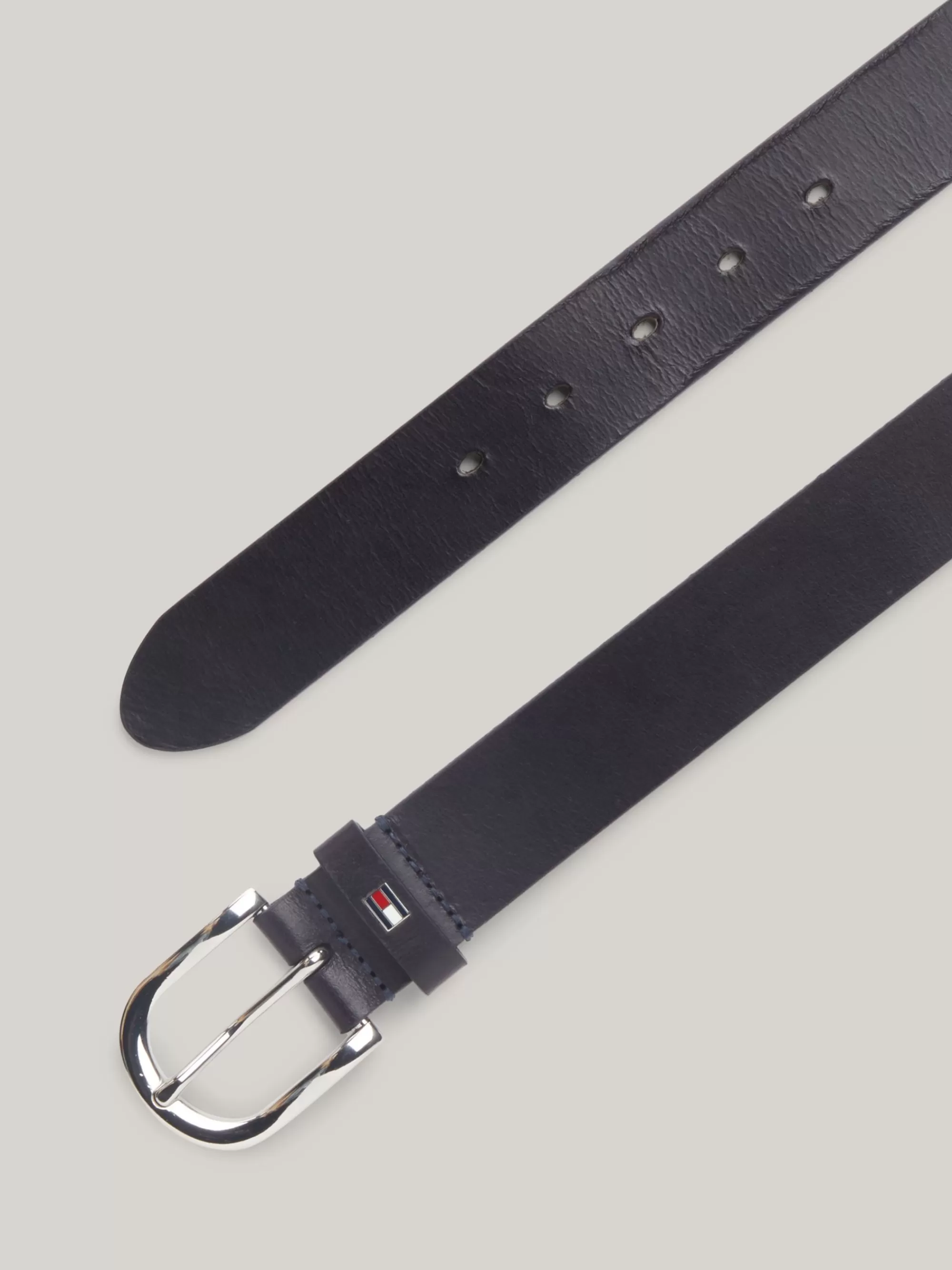 Riemen*Tommy Hilfiger Leren Riem MASTERS BLACK