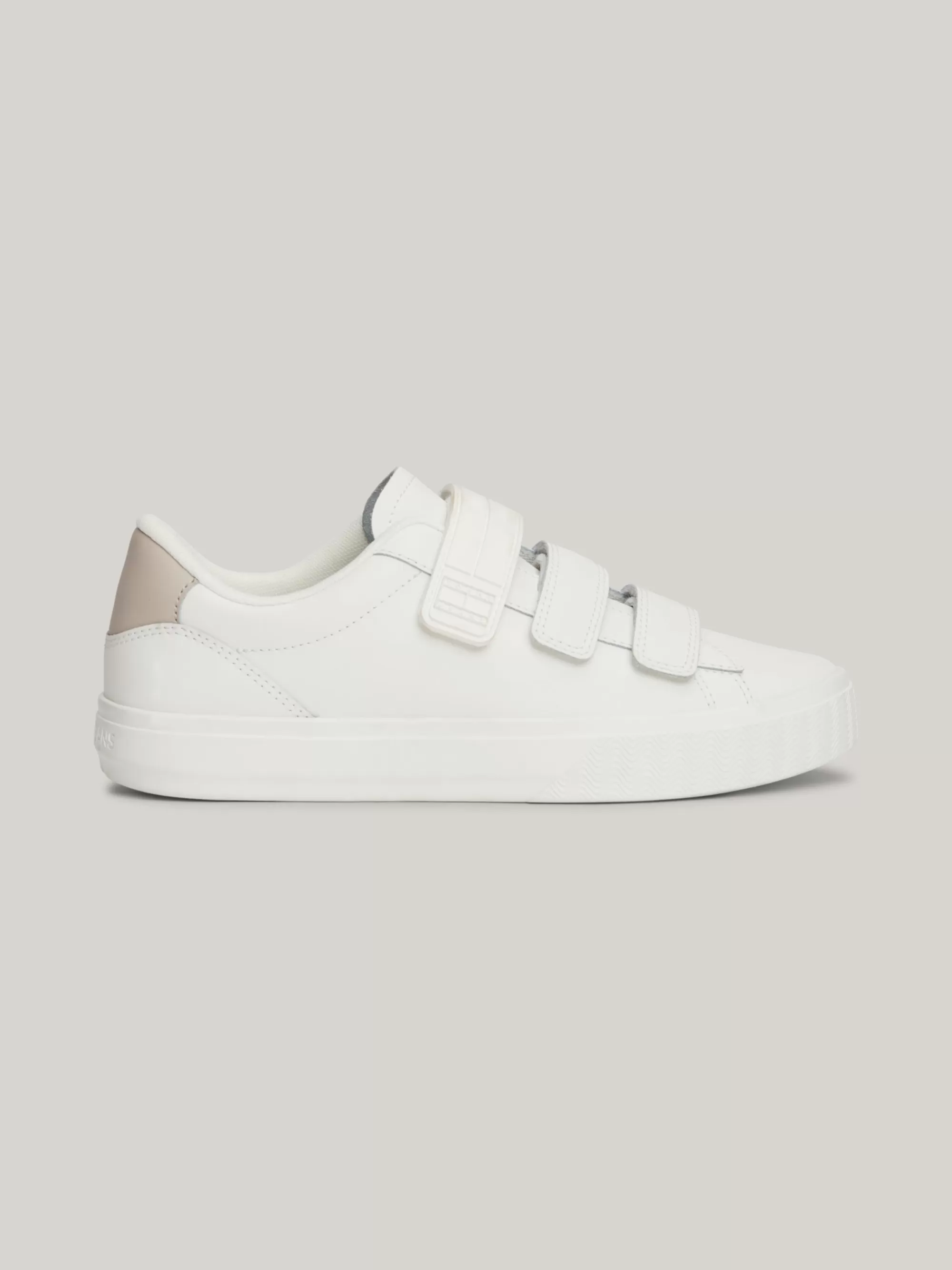 Sneakers*Tommy Hilfiger Leren Sneaker Met Klittenbandsluiting DRIFTY DUNES