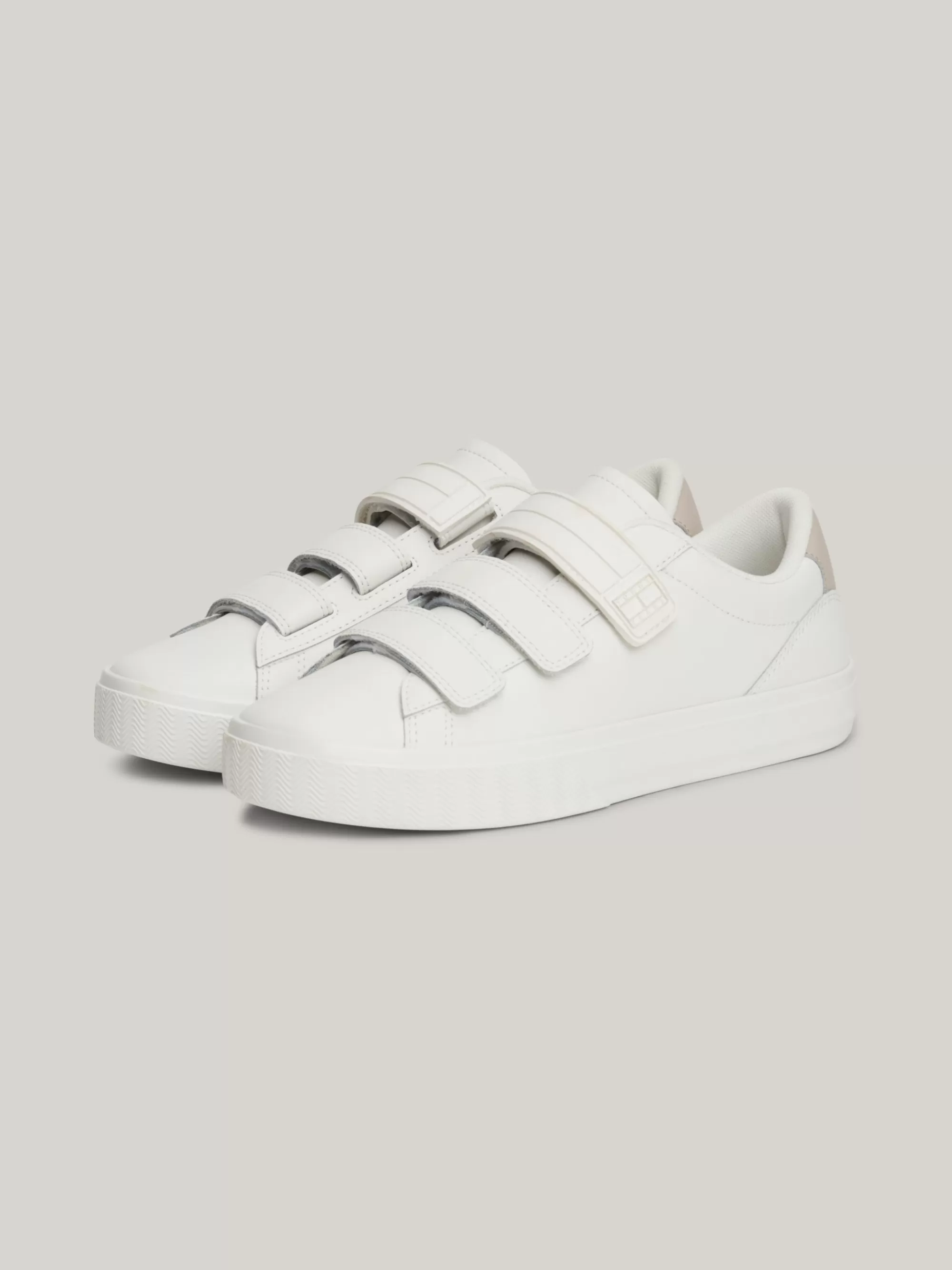 Sneakers*Tommy Hilfiger Leren Sneaker Met Klittenbandsluiting DRIFTY DUNES