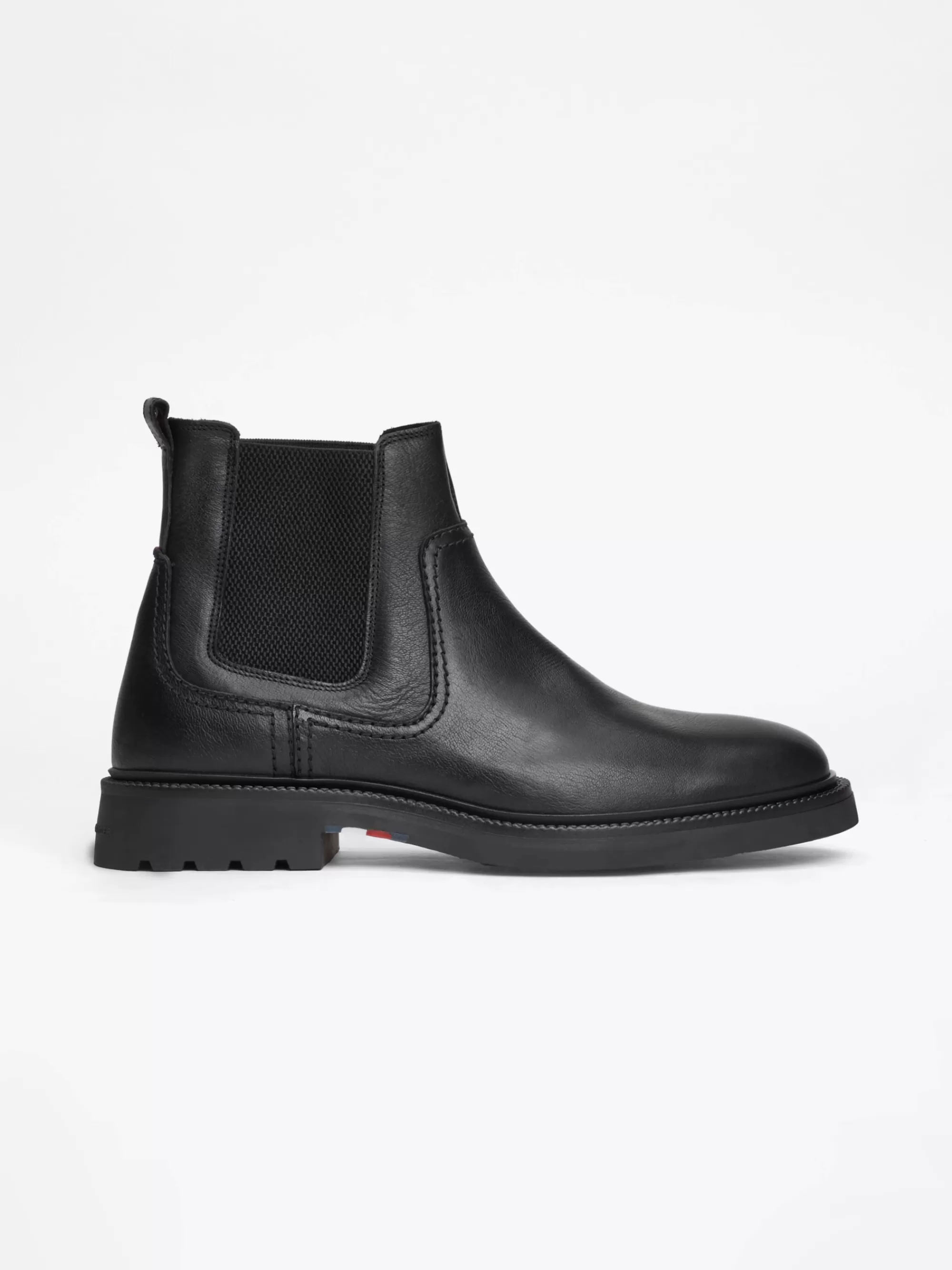 Chelsea Boots | Laarzen*Tommy Hilfiger Lichtgewicht Leren Chelsea Boot BLACK