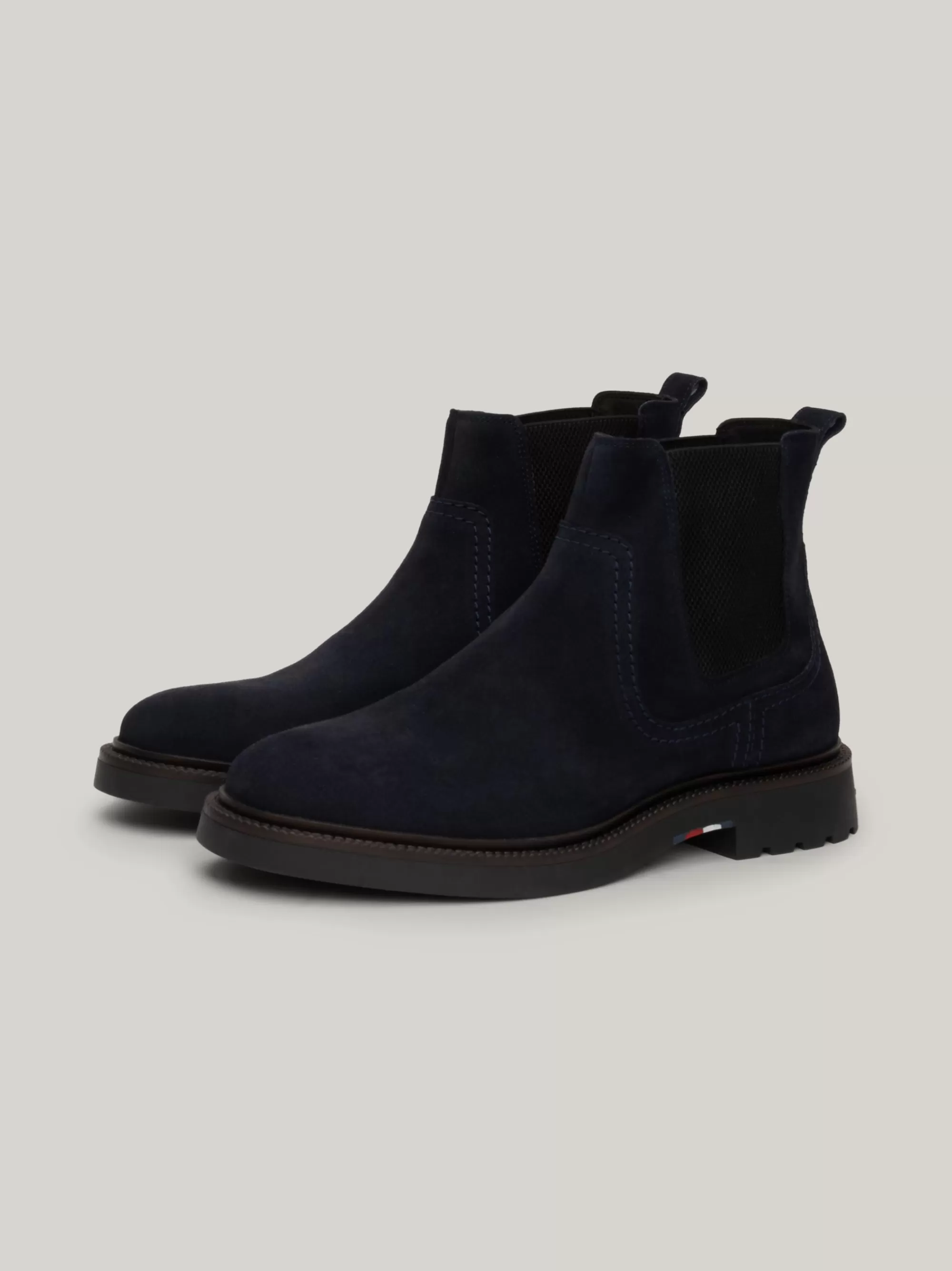 Chelsea Boots | Laarzen*Tommy Hilfiger Lichtgewicht Suède Chelsea Boot DESERT SKY
