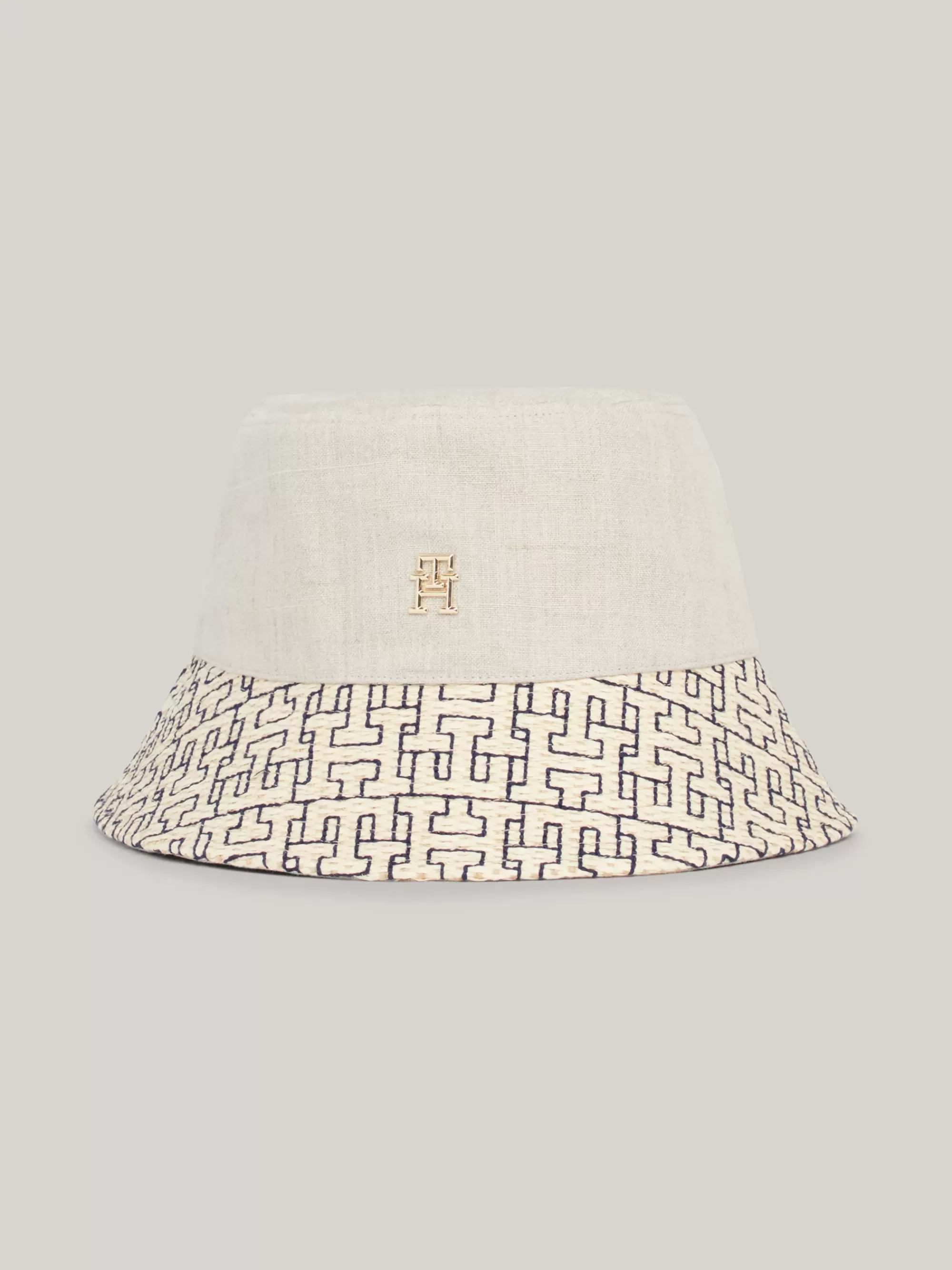 Mutsen & Sjaals*Tommy Hilfiger Linnen Vissershoed Met TH-monogram CALICO