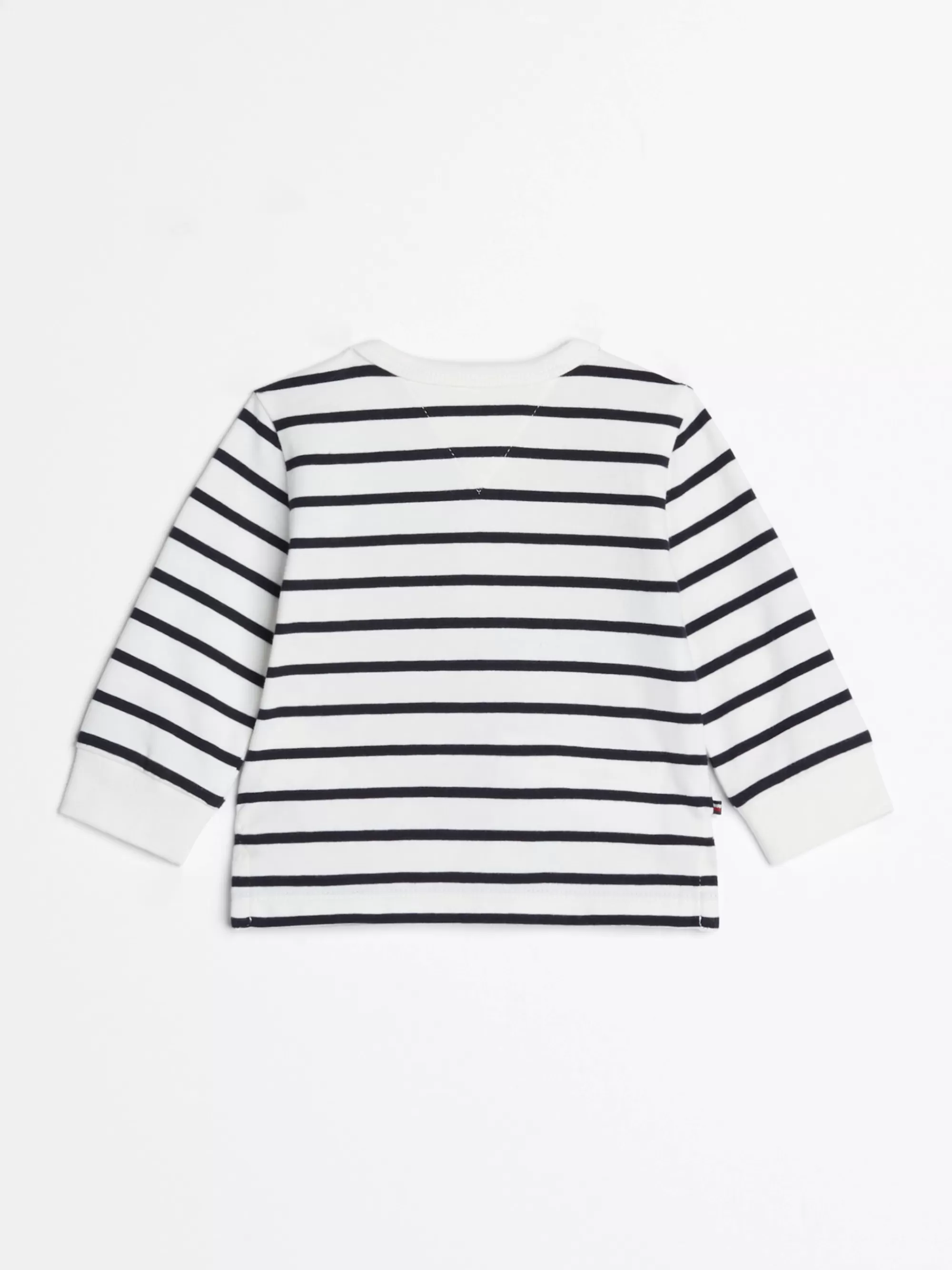 Meisjes | Jongens*Tommy Hilfiger Longsleeve Henley-shirt Met Bretonse Streep DESERT SKY STRIPE