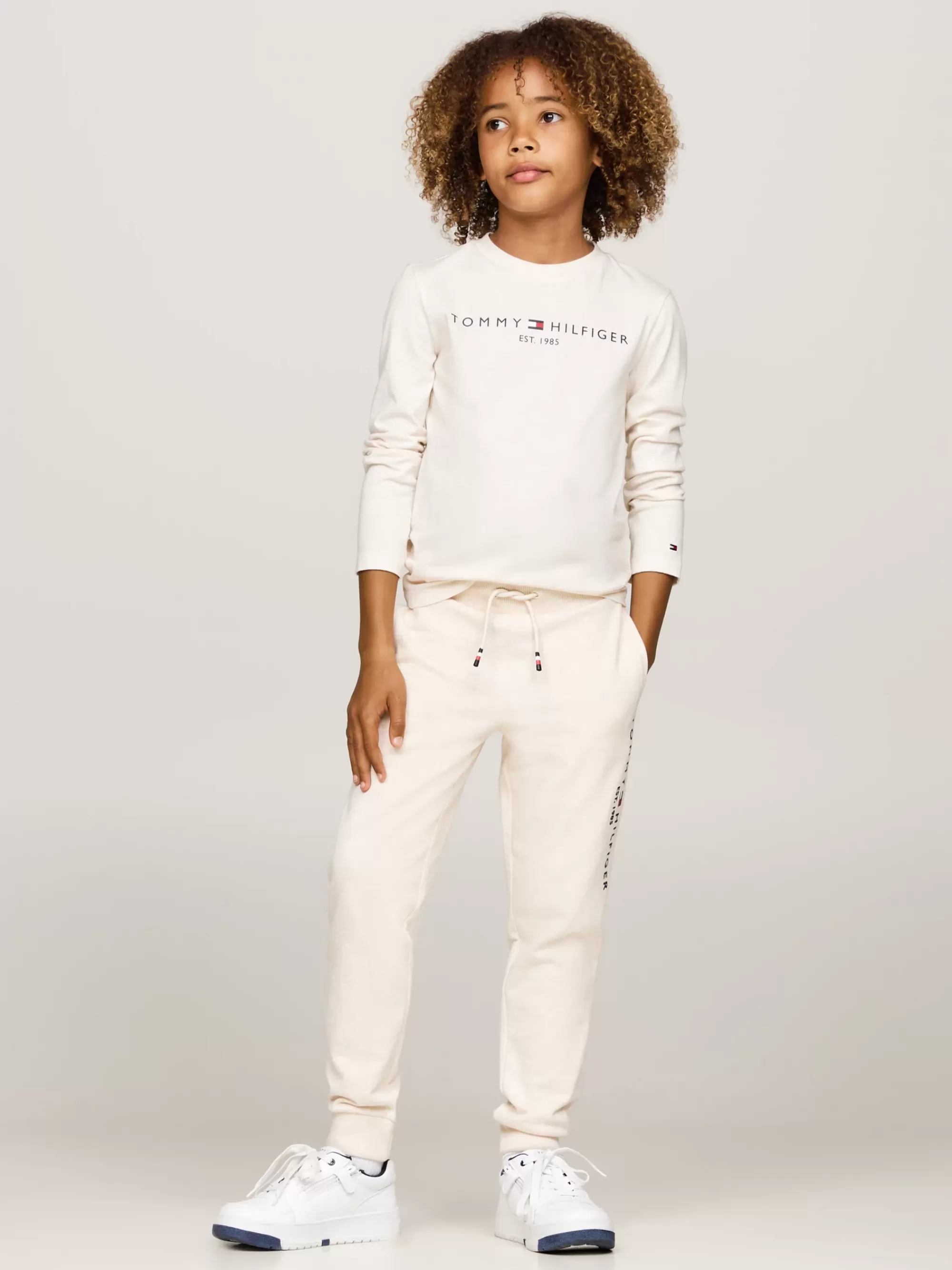 Tops & T-Shirts | T-Shirts & Polo's*Tommy Hilfiger Longsleeve T-shirt Met Logoprint CALICO HEATHER