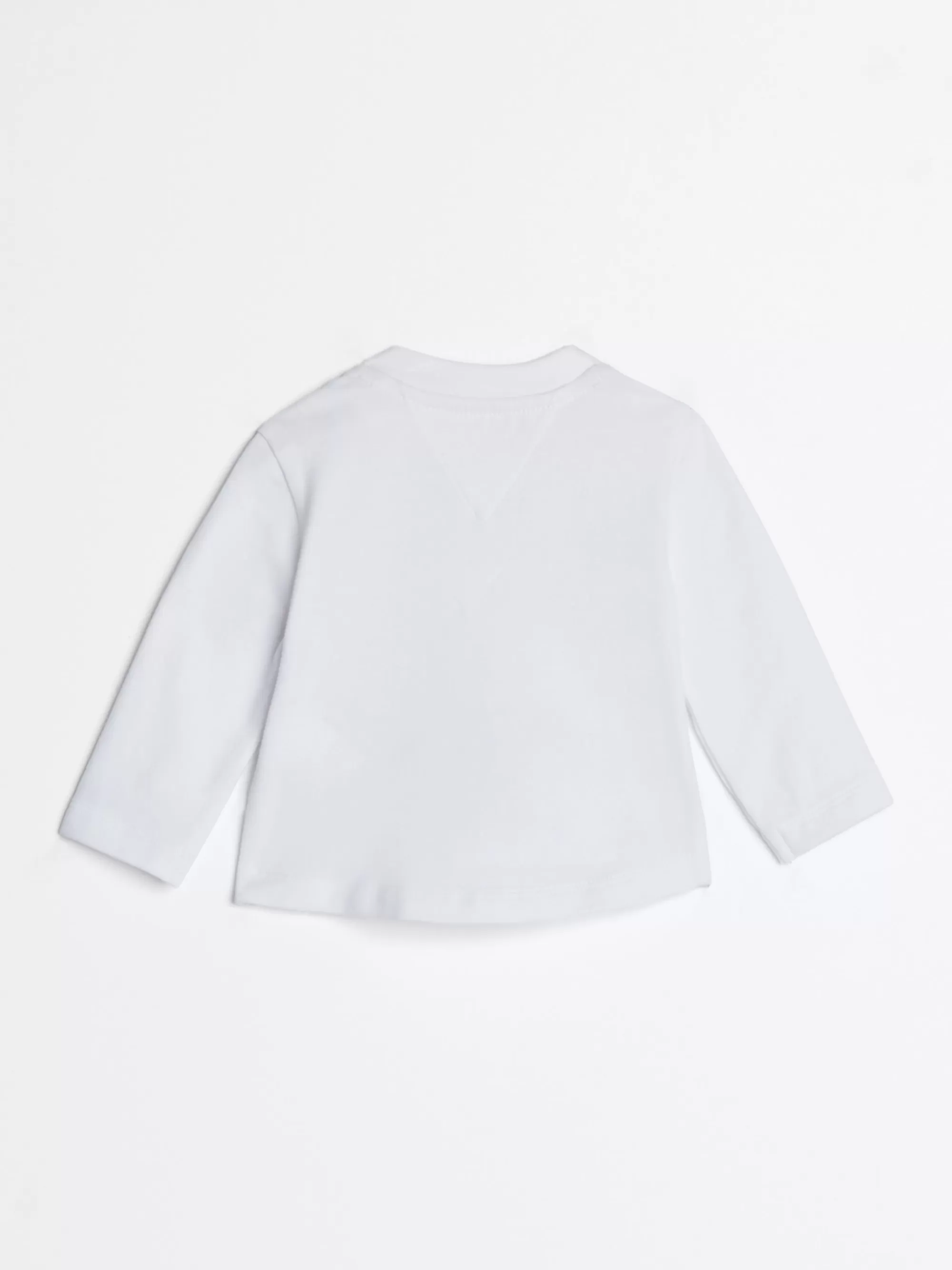 Meisjes | Jongens*Tommy Hilfiger Longsleeve T-shirt Met Metallic Logo WHITE
