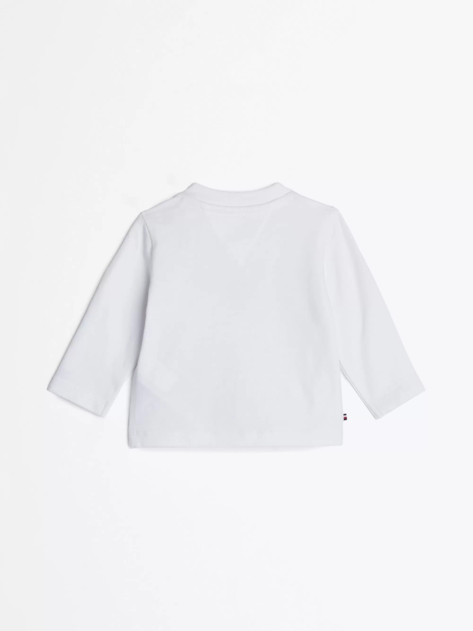 Meisjes | Jongens*Tommy Hilfiger Longsleeve T-shirt Met Ronde Hals WHITE