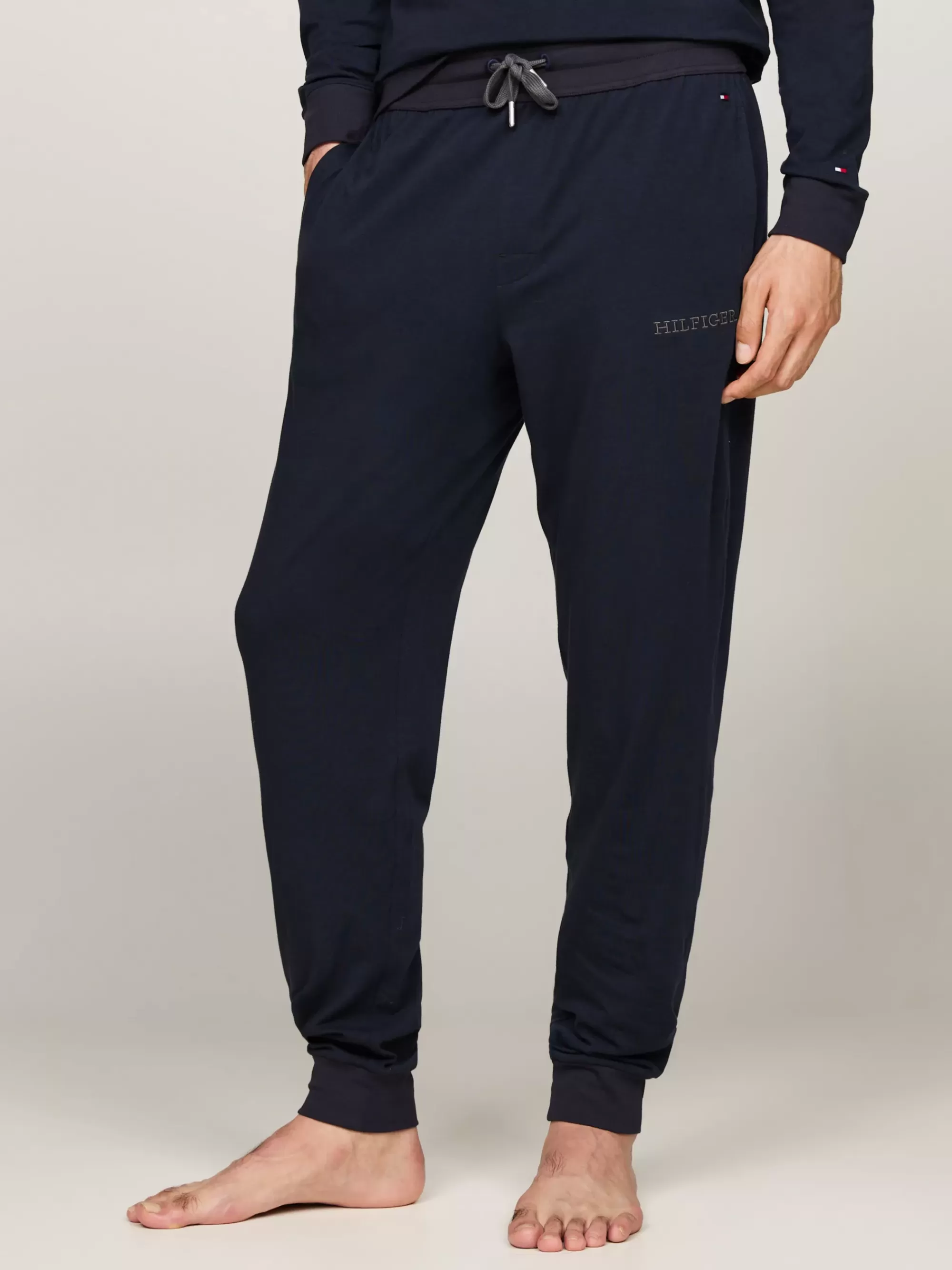 Loungewear*Tommy Hilfiger Loungejogger Met Boorden DESERT SKY