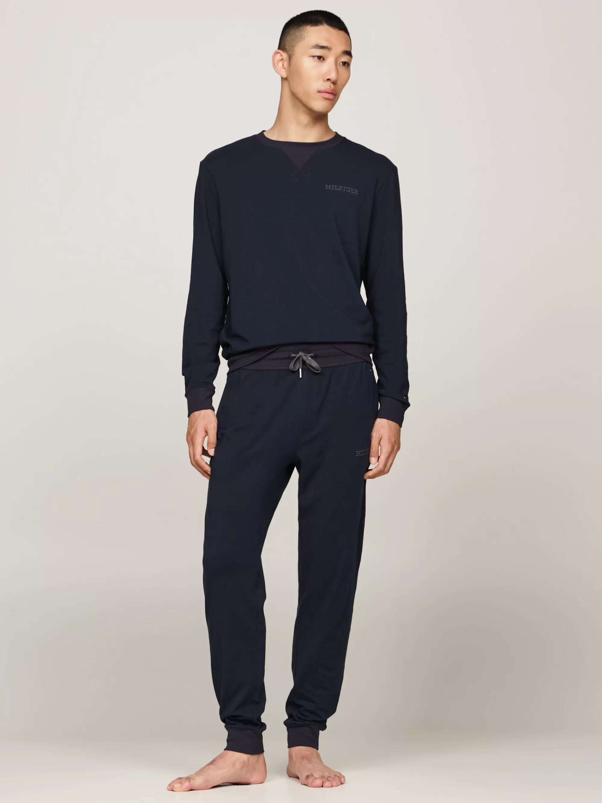 Loungewear*Tommy Hilfiger Loungejogger Met Boorden DESERT SKY