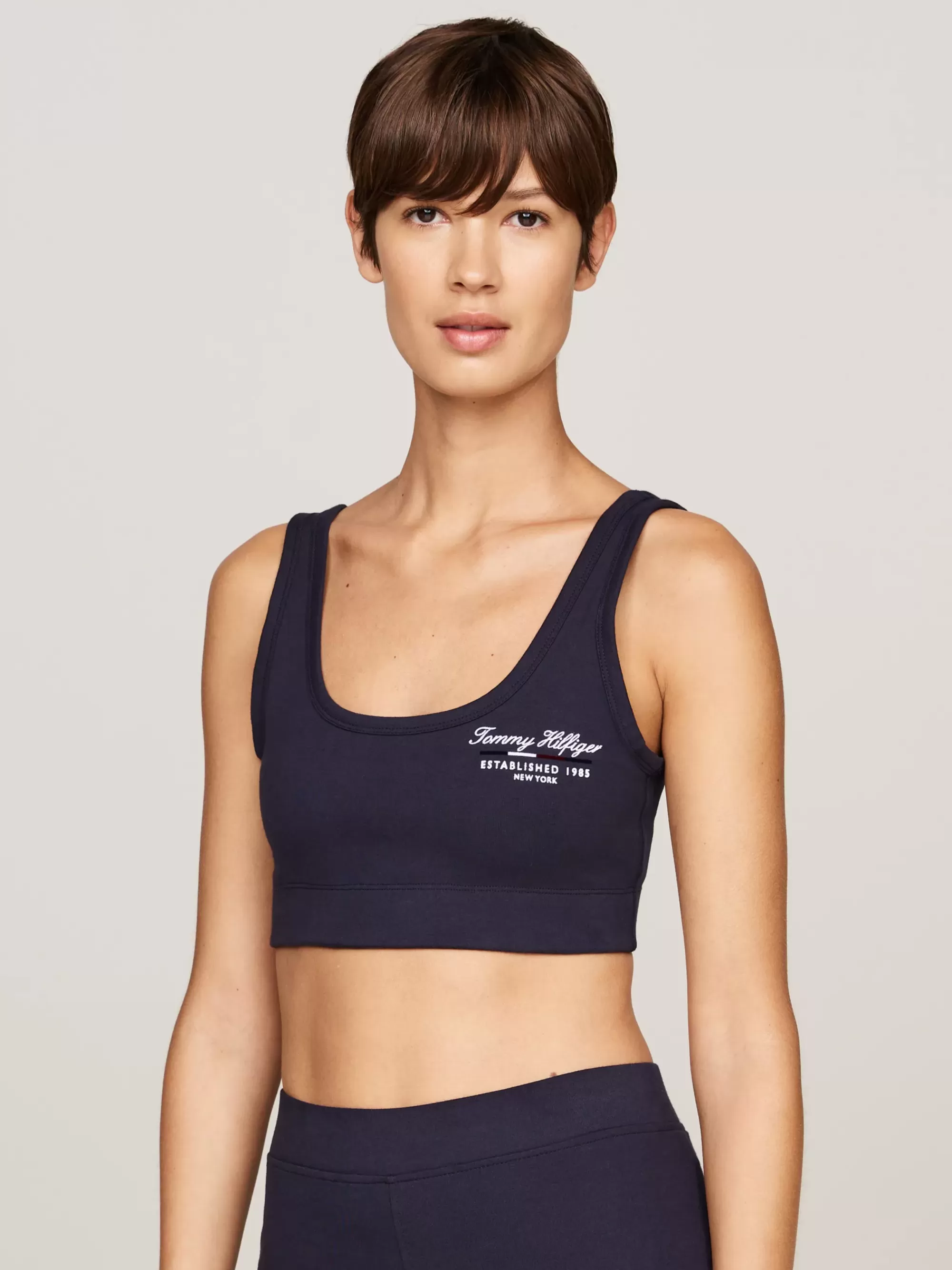 Bh's | Lingerie*Tommy Hilfiger Low Support Sport-bh DESERT SKY