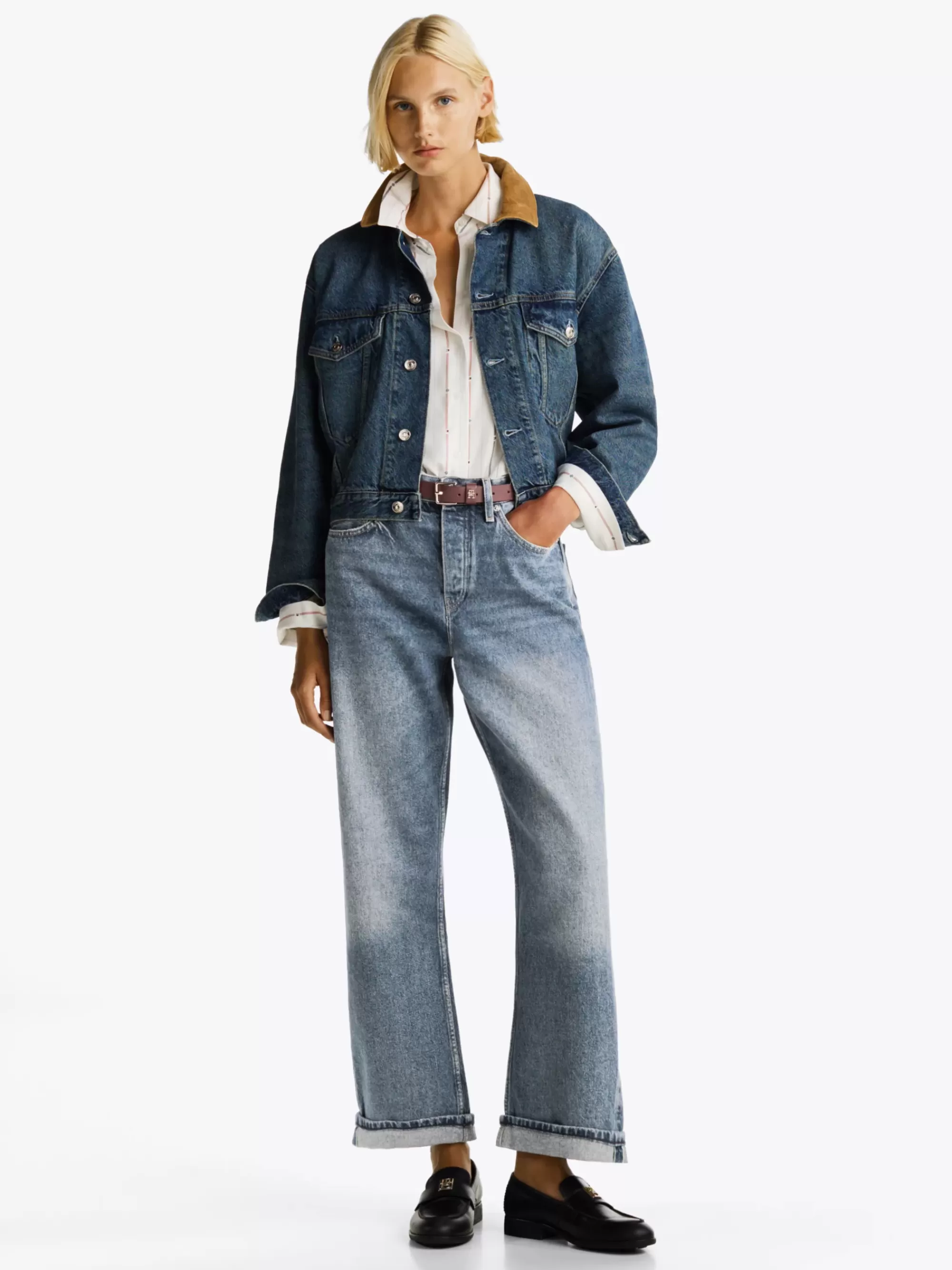 Jeans*Tommy Hilfiger Medium Rise Loose Straight Jeans KENT