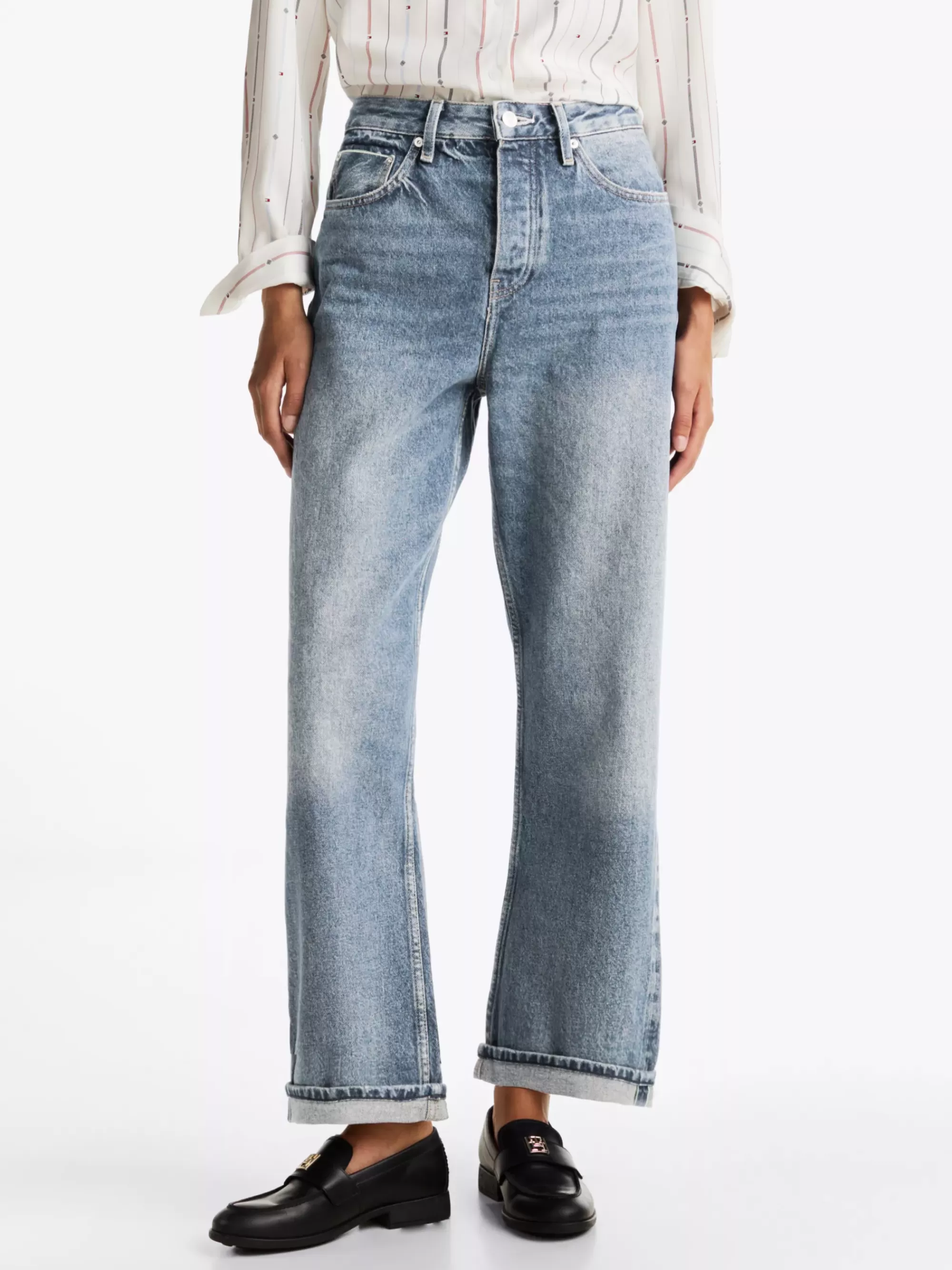 Jeans*Tommy Hilfiger Medium Rise Loose Straight Jeans KENT