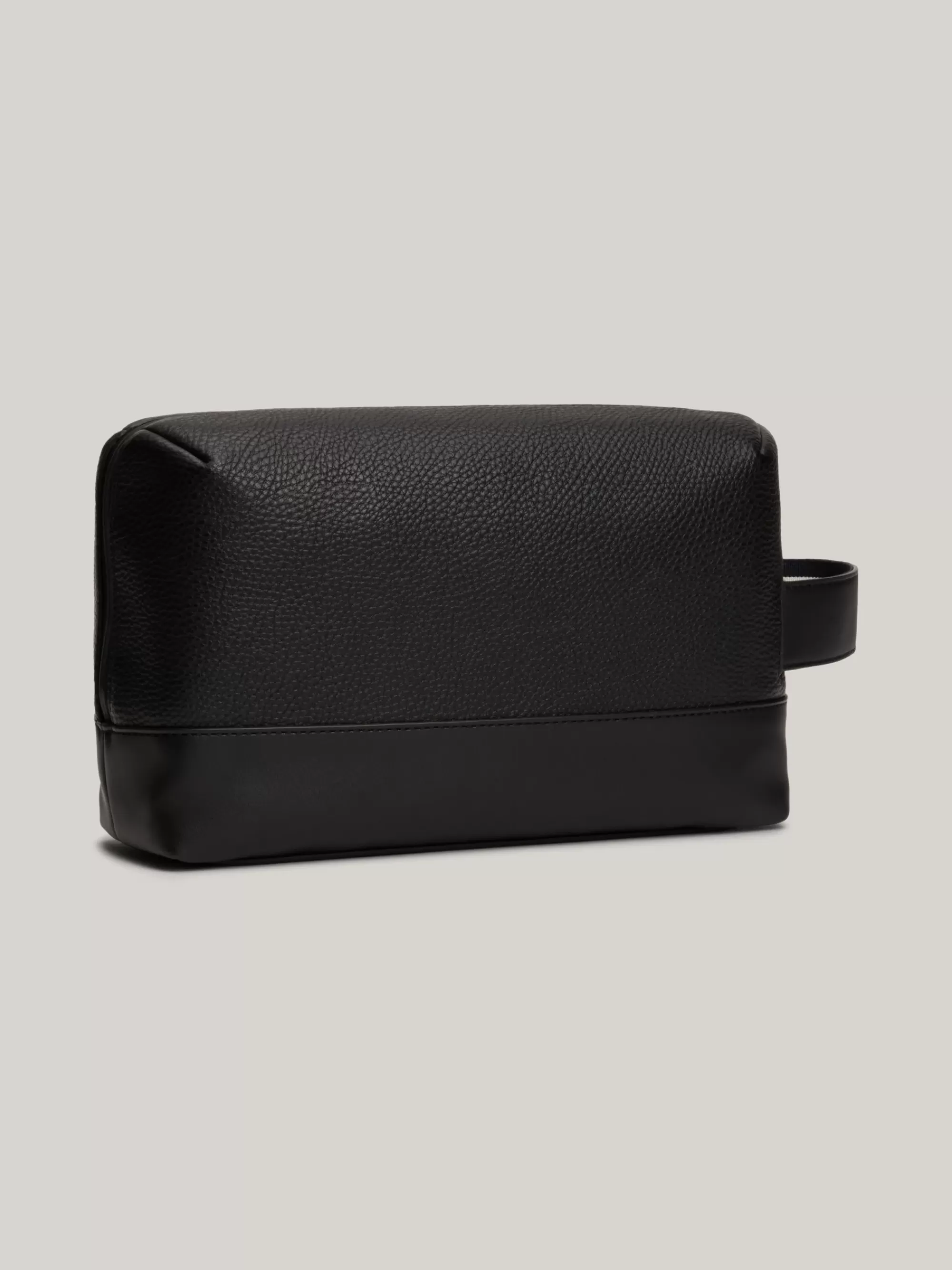 Toilettassen*Tommy Hilfiger Medium Toilettas Met Metalen Logo BLACK