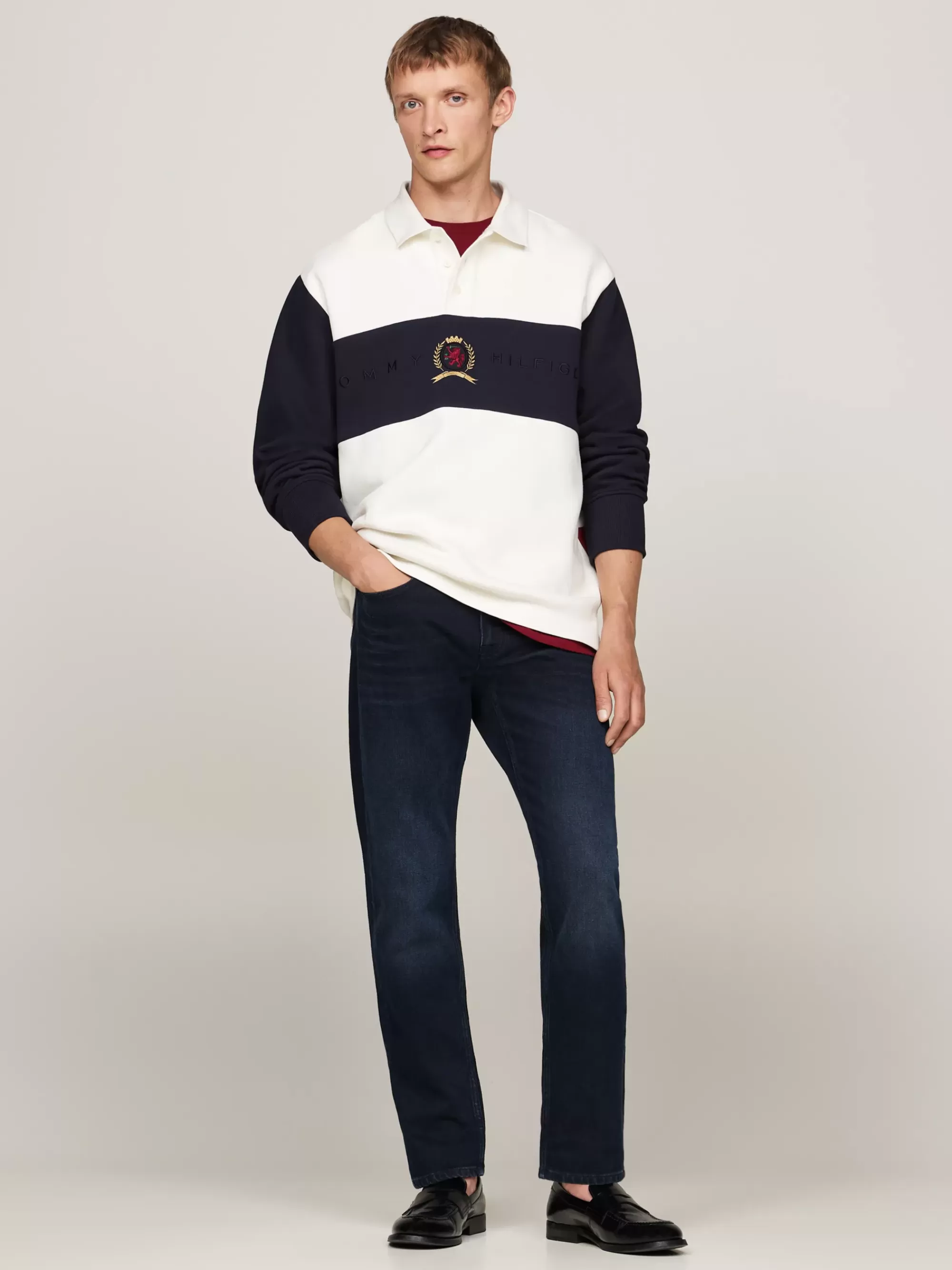 Jeans*Tommy Hilfiger Mercer Regular Straight Jeans TETON INDIGO