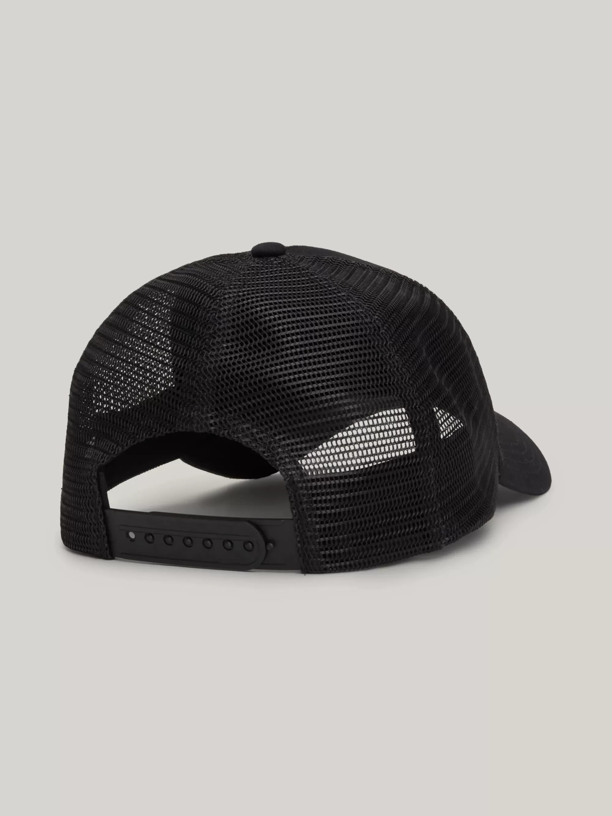 Petten | Mutsen, Handschoenen & Sjaals*Tommy Hilfiger Mesh Truckerpet Met Verlengde Vlag BLACK