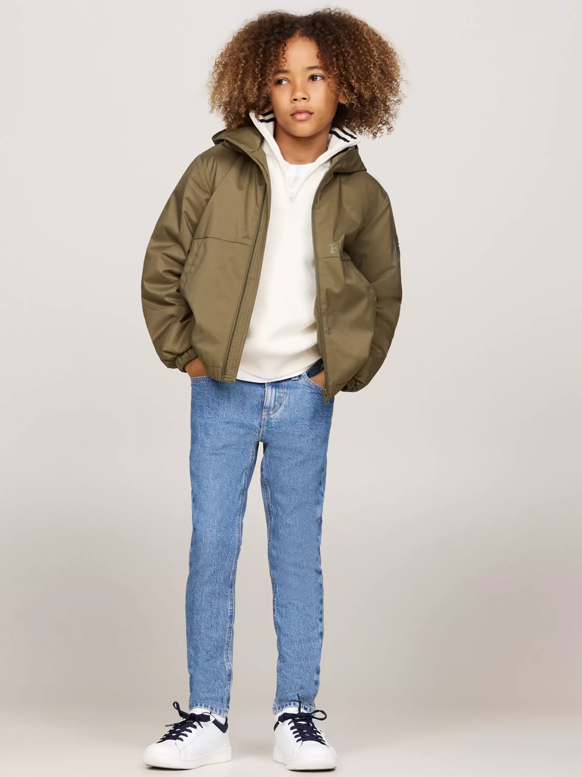 Jeans*Tommy Hilfiger Mid Wash Slim Jeans MIDSALTPEPPER