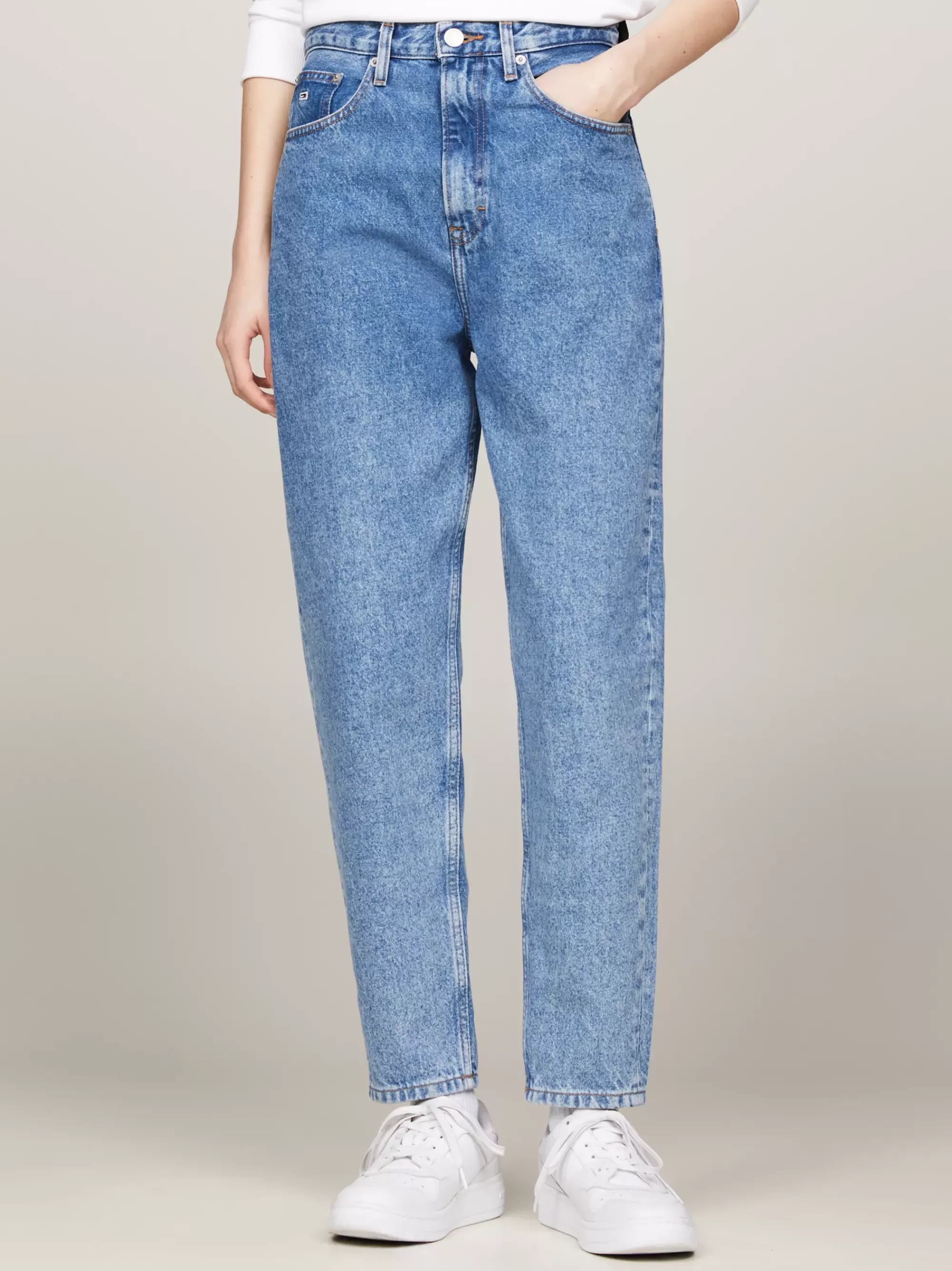 Jeans*Tommy Hilfiger Mom Ultra High Rise Tapered Jeans DENIM LIGHT