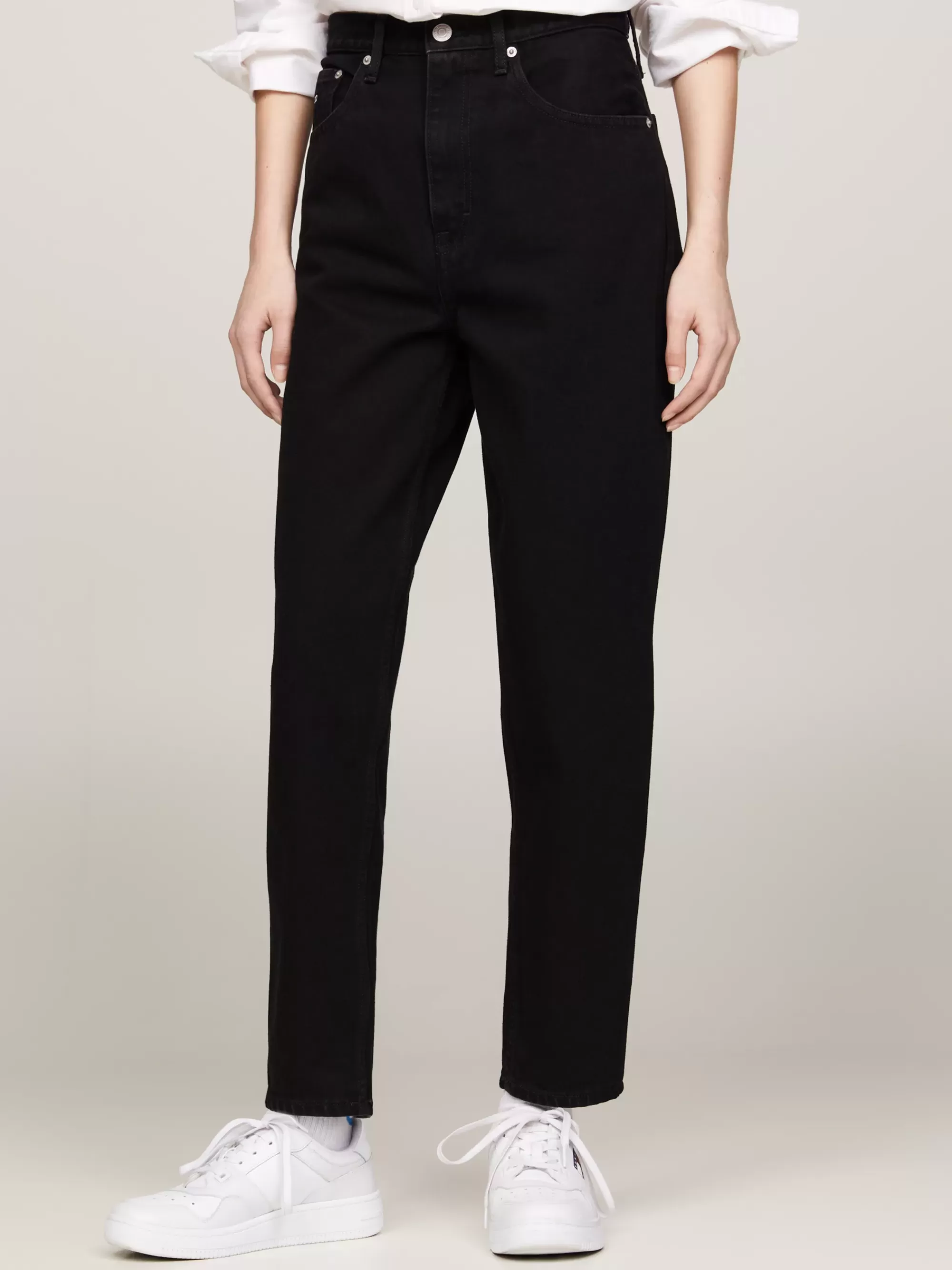 Jeans*Tommy Hilfiger Mom Ultra High Rise Tapered Jeans DENIM BLACK