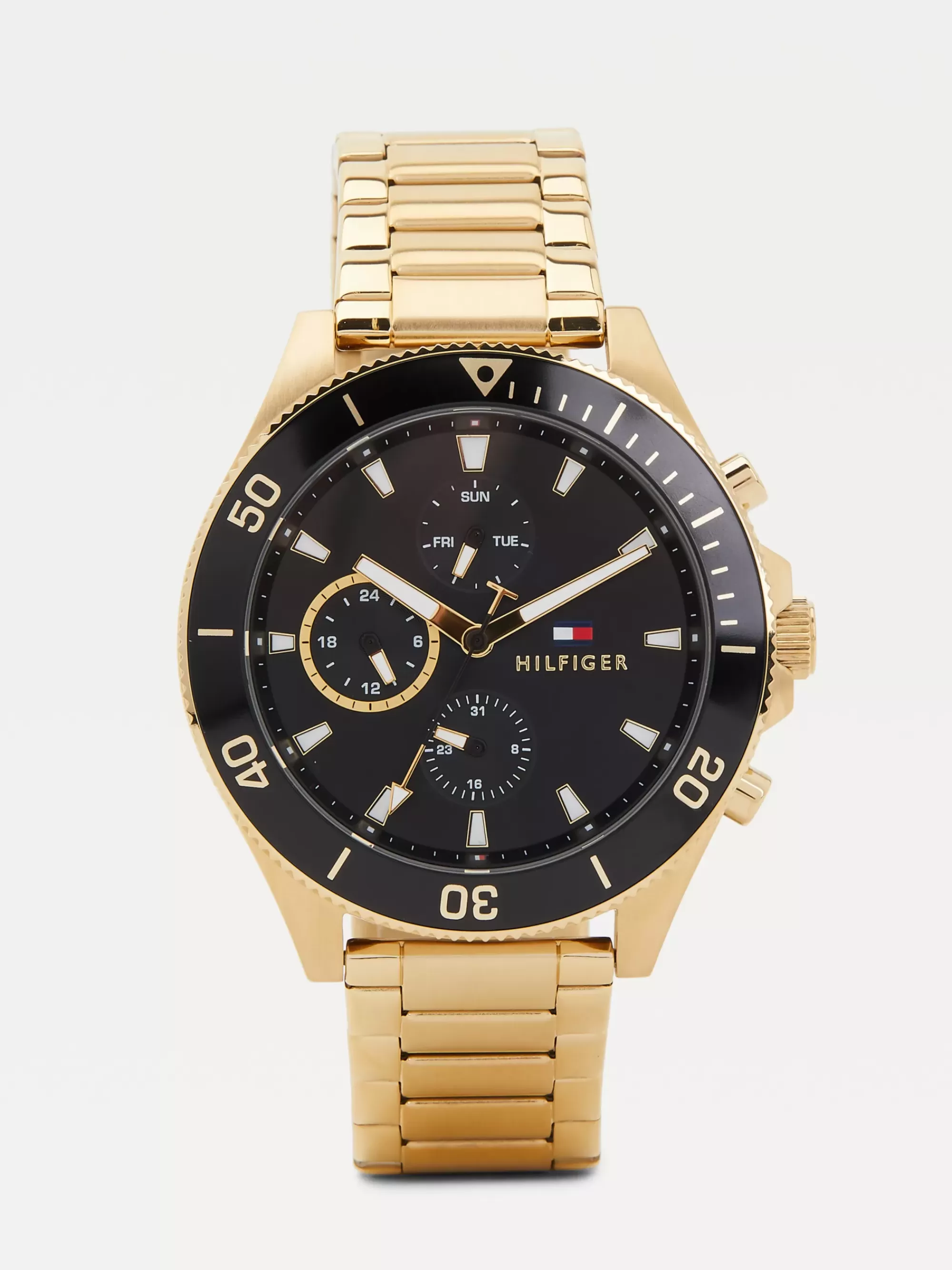 Horloges*Tommy Hilfiger Multifunctioneel Verguld Horloge YELLOW GOLD