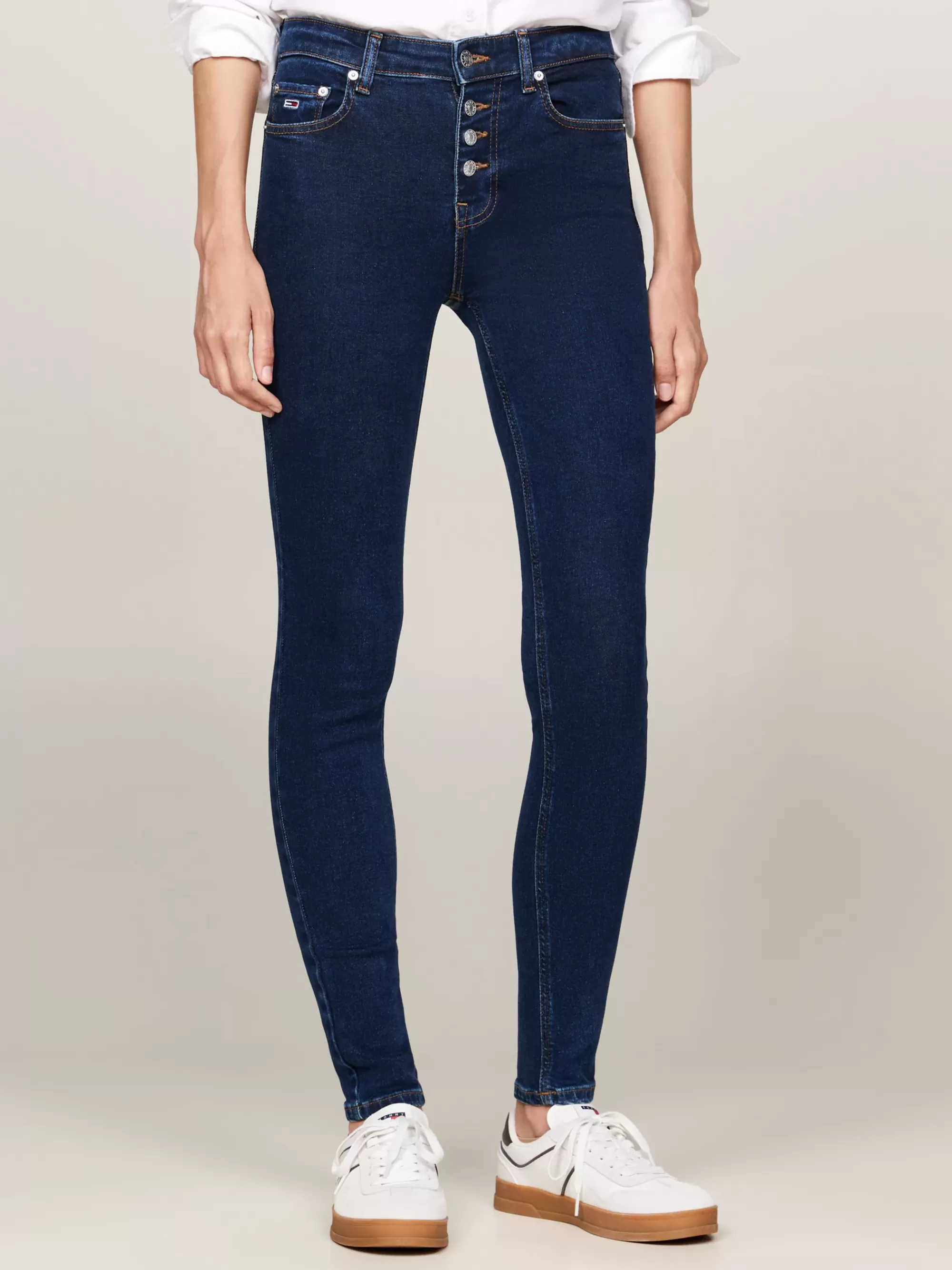 Jeans*Tommy Hilfiger Nora Mid Rise Skinny Jeans DENIM DARK
