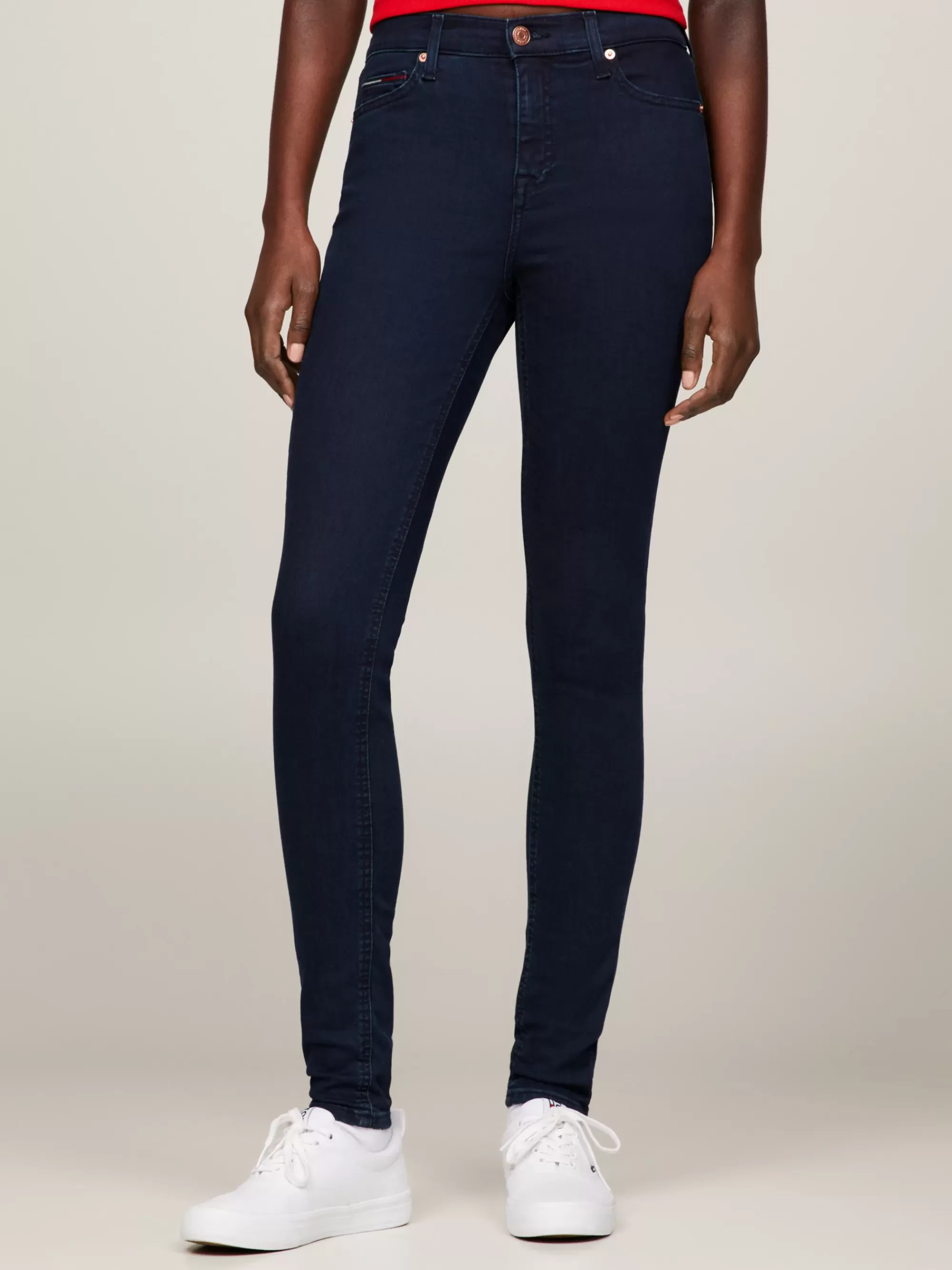 Jeans*Tommy Hilfiger Nora Mid Rise Skinny Jeans AVENUE DARK BLUE STRETCH