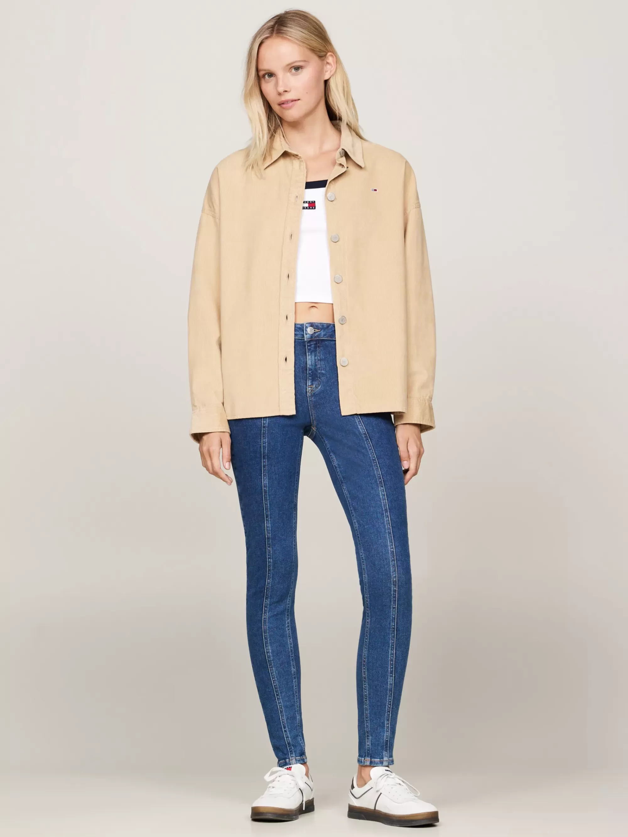 Jeans*Tommy Hilfiger Nora Skinny Jeans Met Naad Aan De Voorkant DENIM MEDIUM