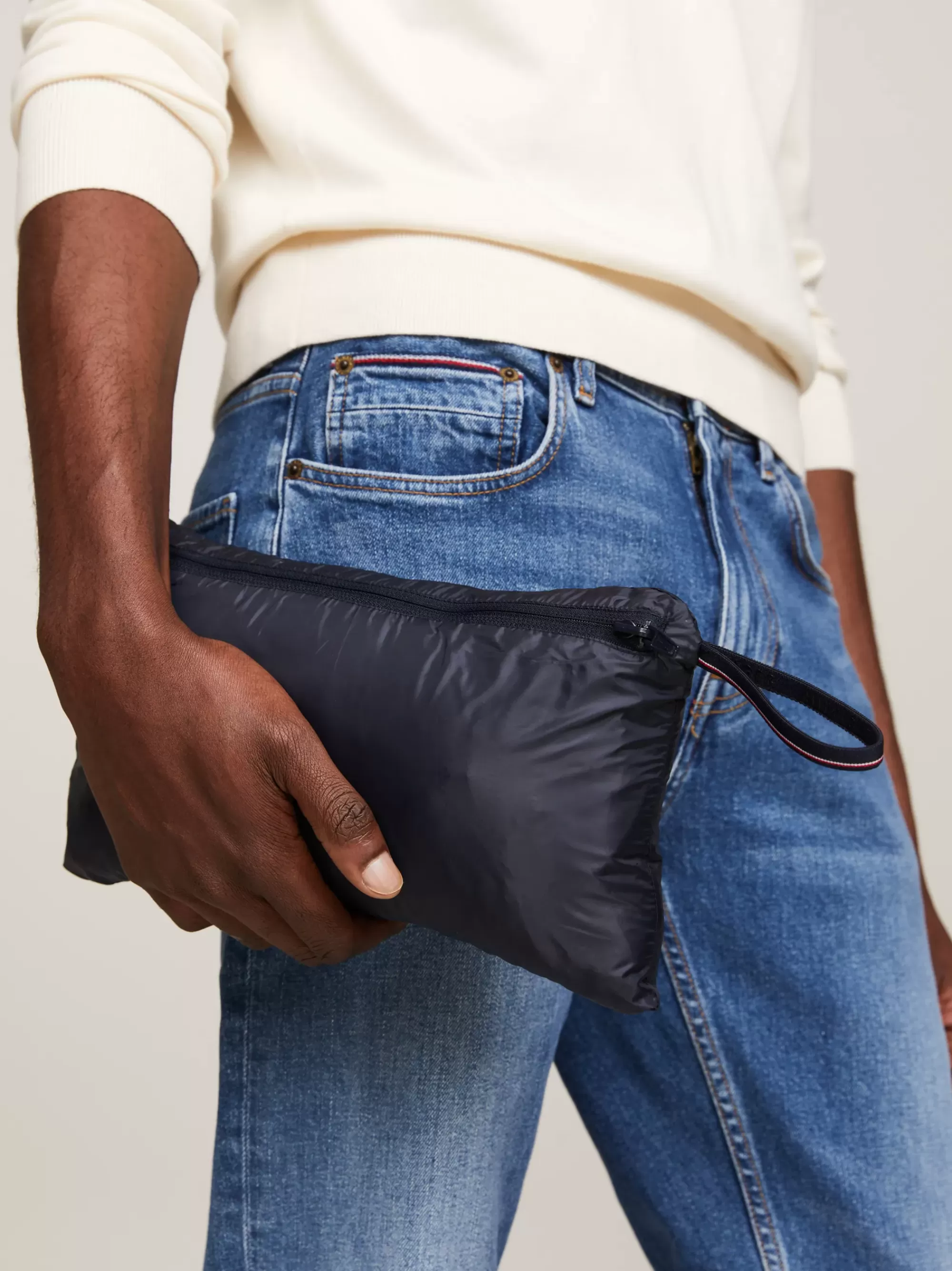 Jassen & Jacks*Tommy Hilfiger Opvouwbare Waterafstotende Bodywarmer DESERT SKY