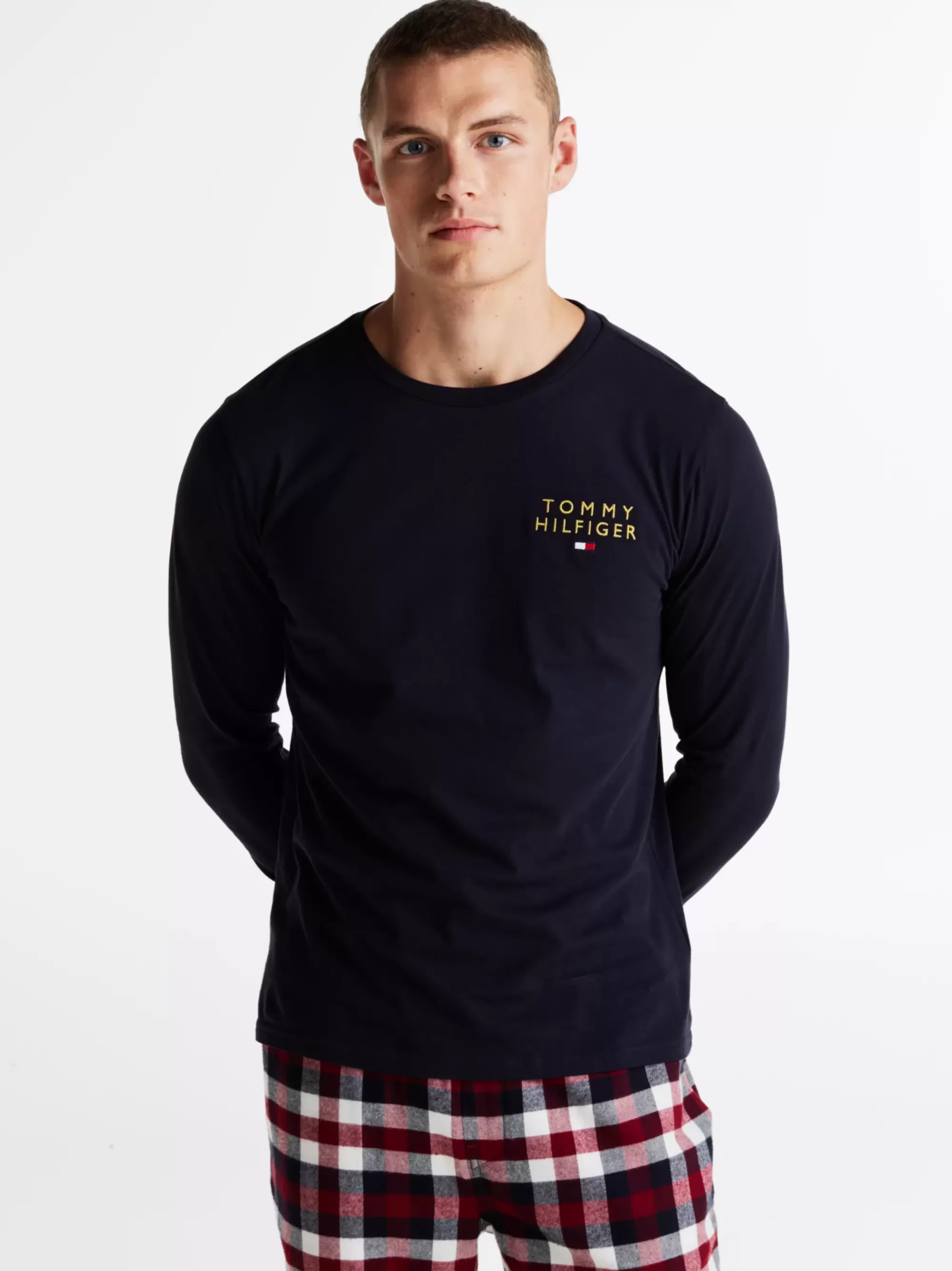 Loungewear*Tommy Hilfiger Original Longsleeve Lounge-T-shirt DESERT SKY