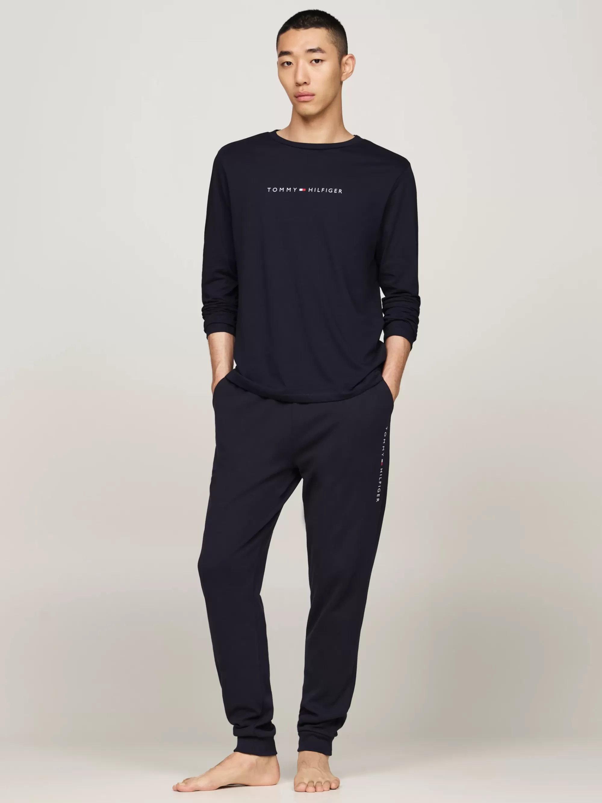 Loungewear*Tommy Hilfiger Original Longsleeve Lounge-T-shirt DESERT SKY