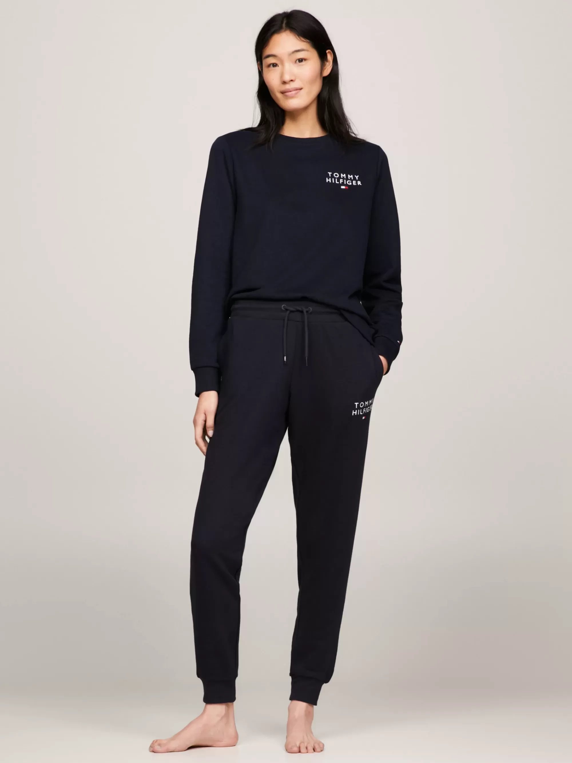Loungewear*Tommy Hilfiger Original Loungejogger Met Ribgebreide Boorden DESERT SKY