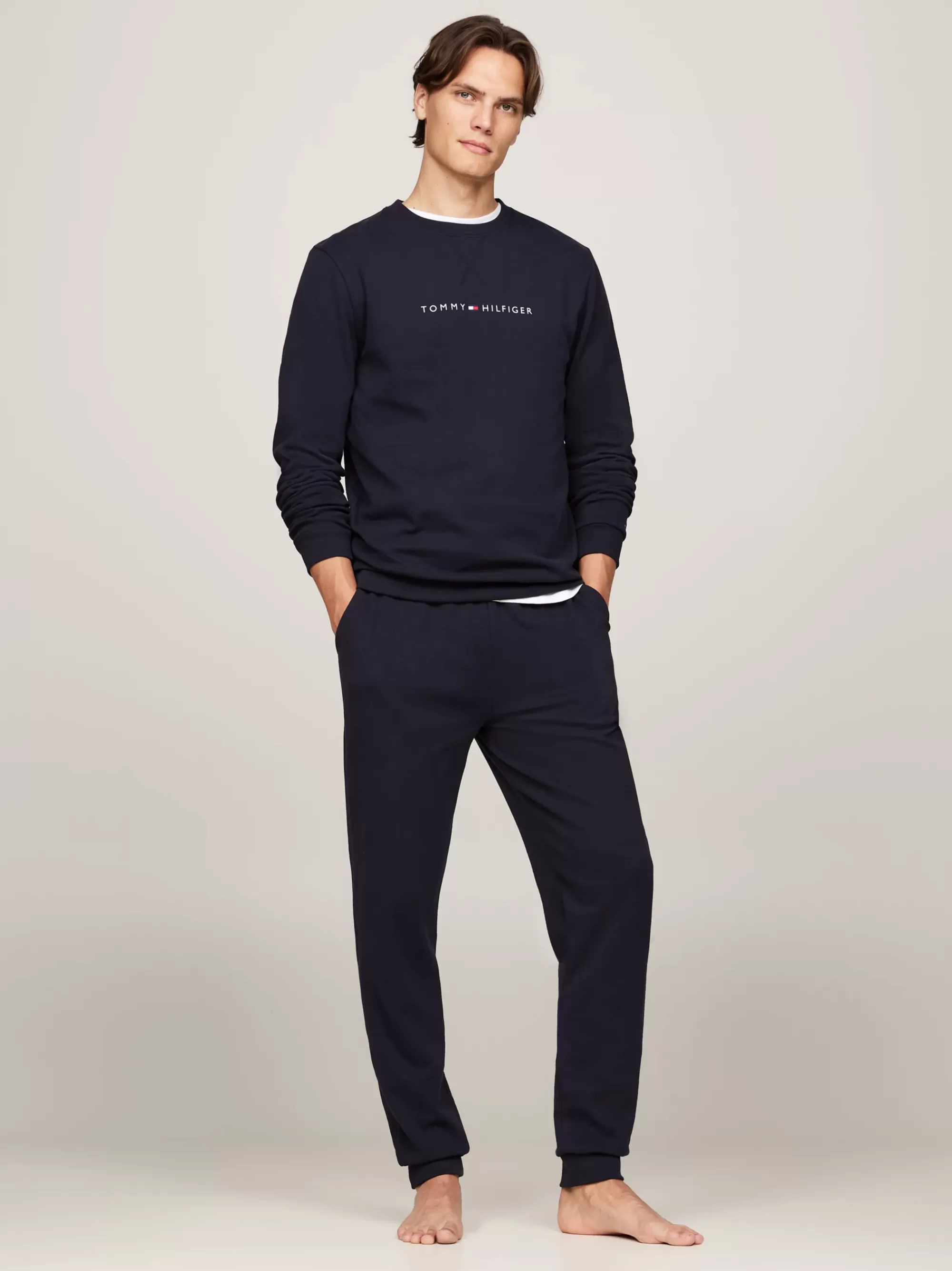 Loungewear*Tommy Hilfiger Original Lounge-sweatshirt Met Logo DESERT SKY