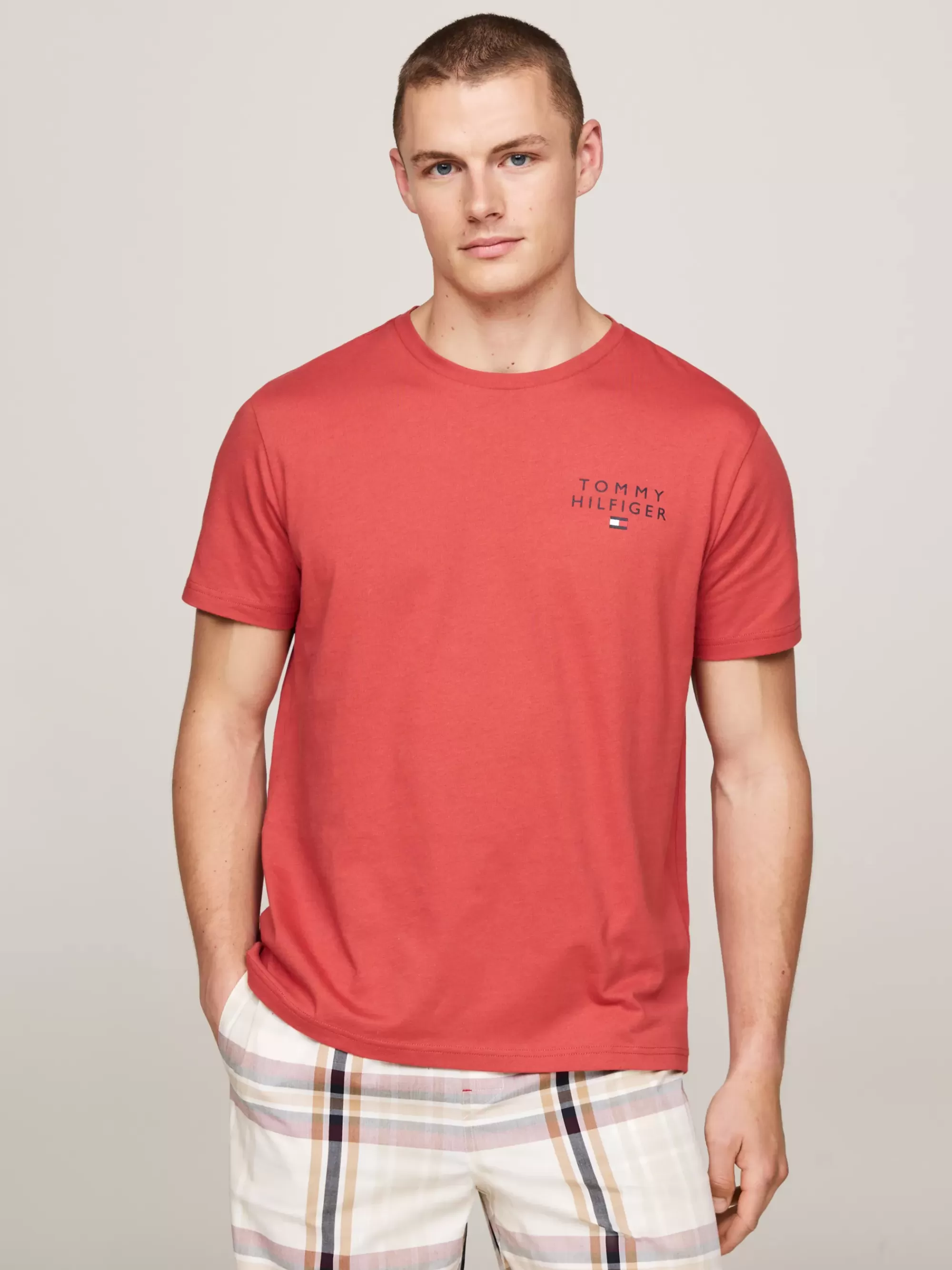 Loungewear*Tommy Hilfiger Original Lounge-T-shirt Met Logo TERRA RED