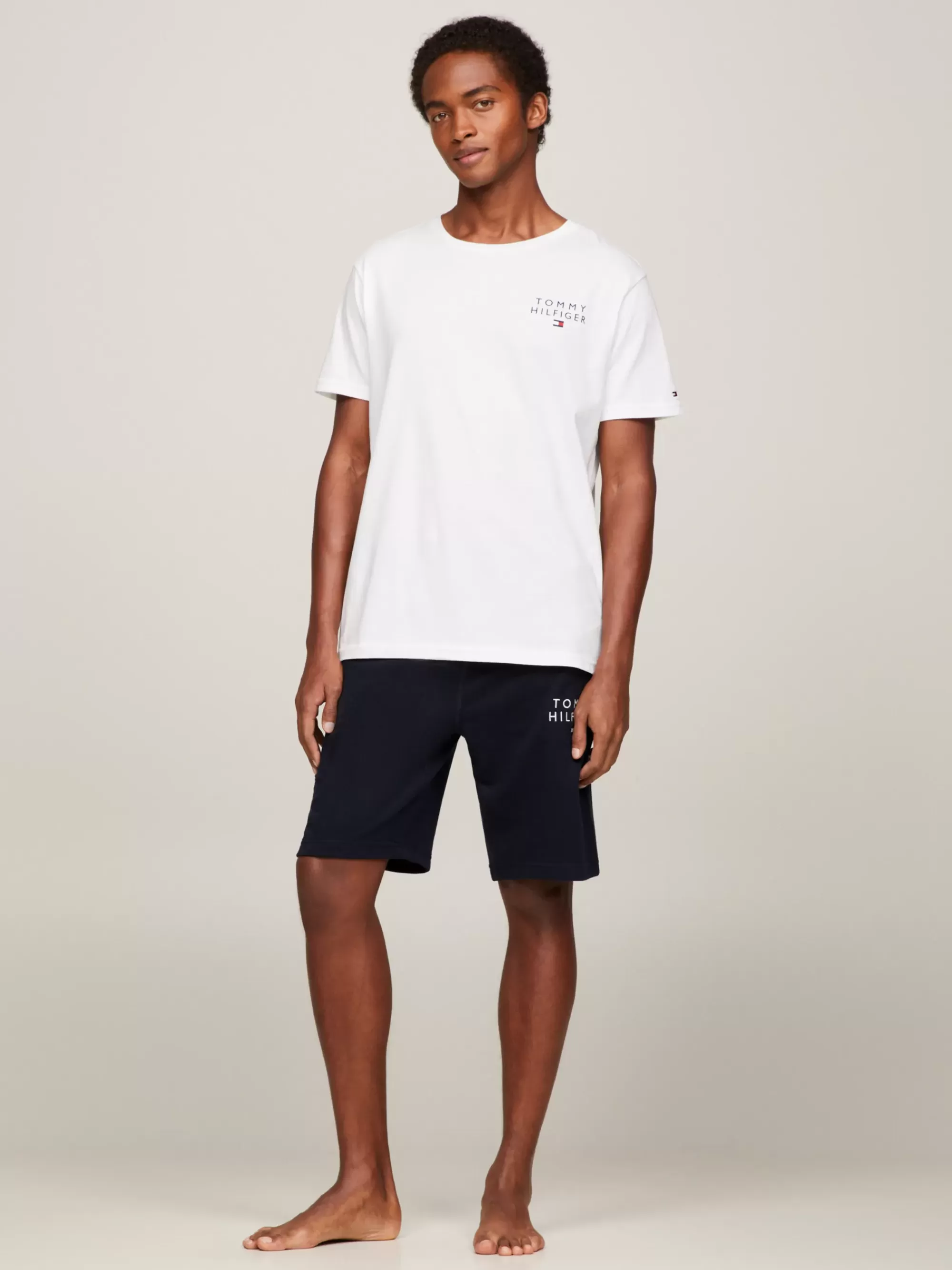 Loungewear*Tommy Hilfiger Original Lounge-T-shirt Met Logo WHITE